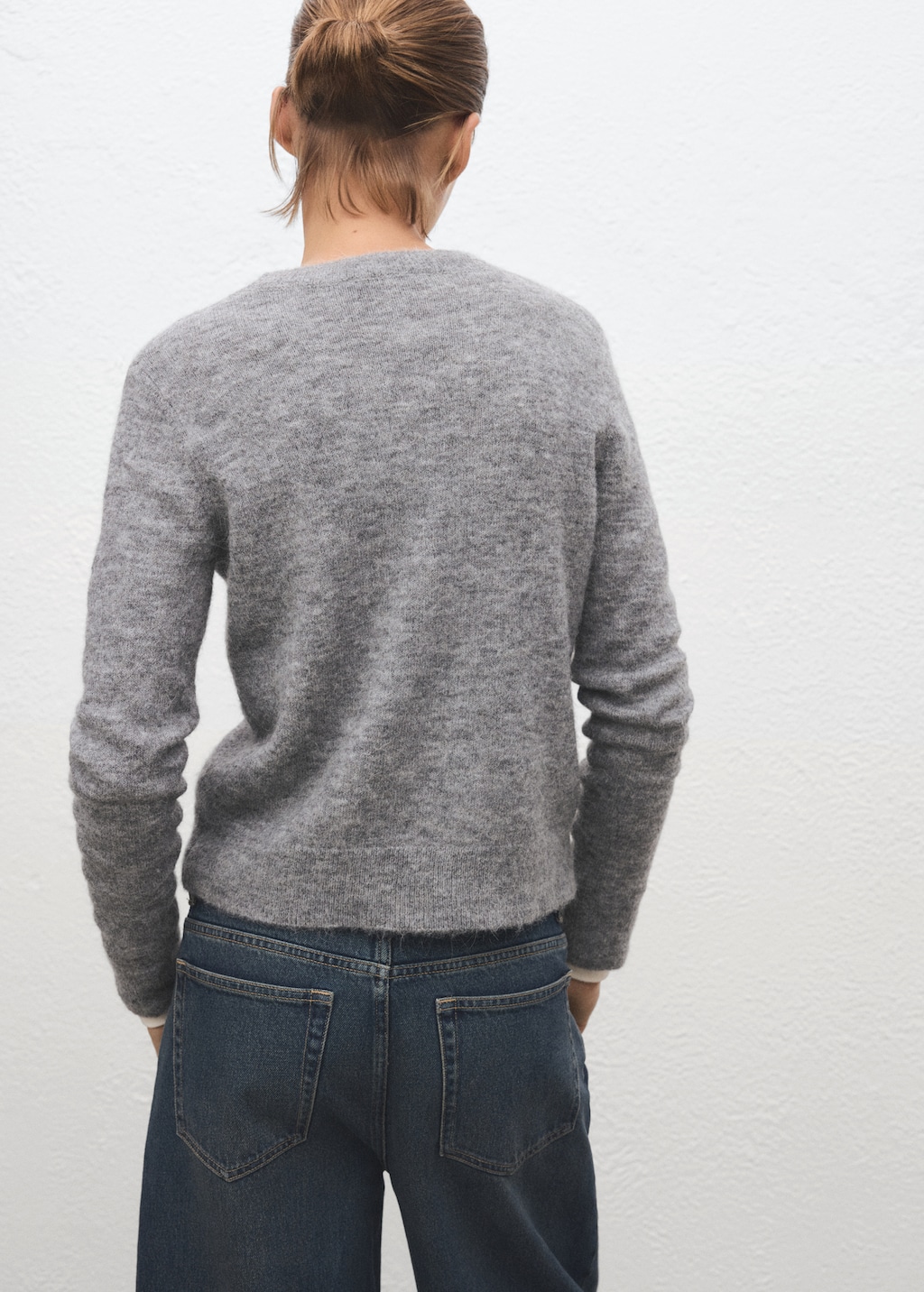 Knitted wool blend sweater