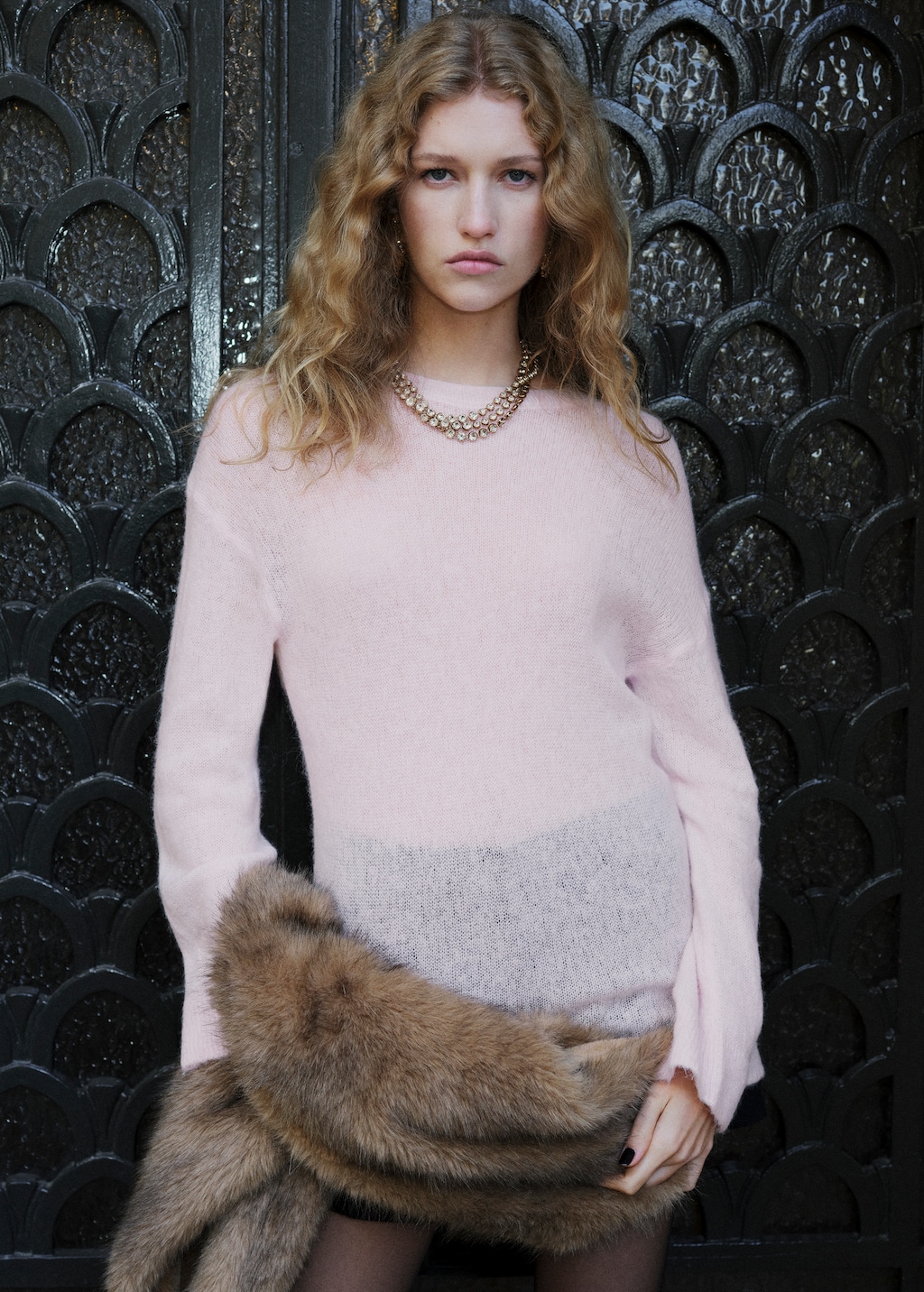 Wool and alpaca-blend sweater