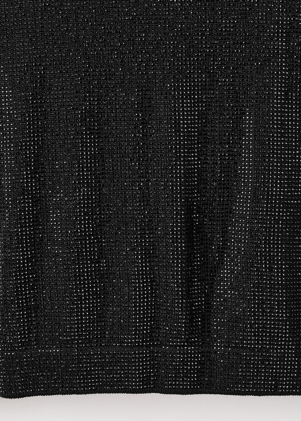 Cropped sweater with crystals