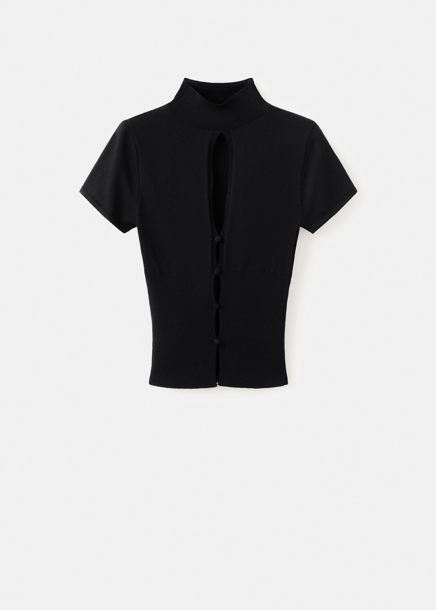 Perkins-neck sweater with cut-out - Article without model