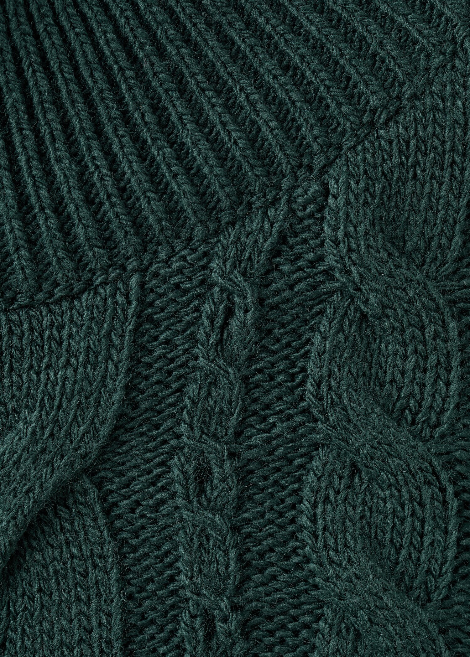 Zopfmusterpullover mit halbhohem Kragen - Detail des Artikels 8