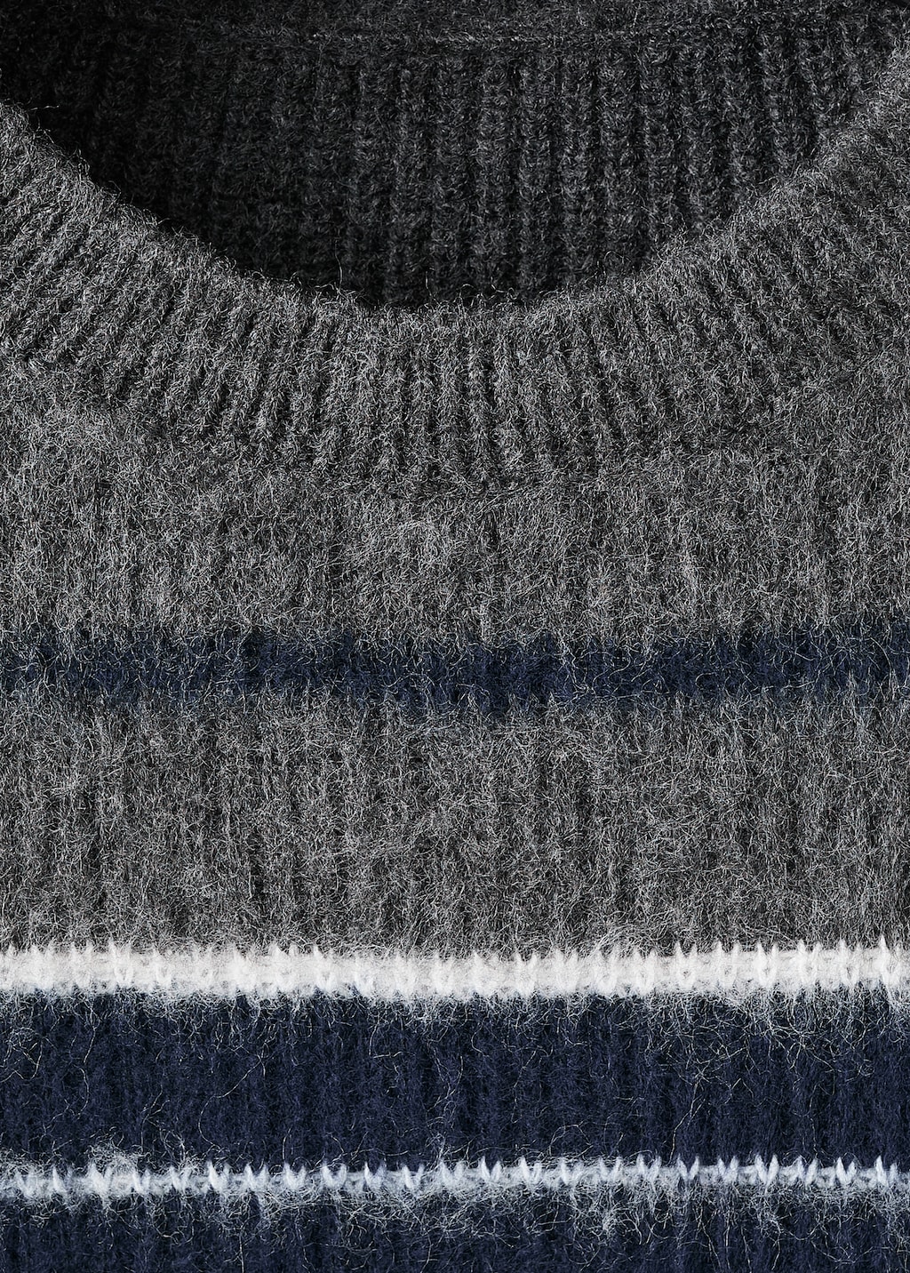 Knit striped sweater