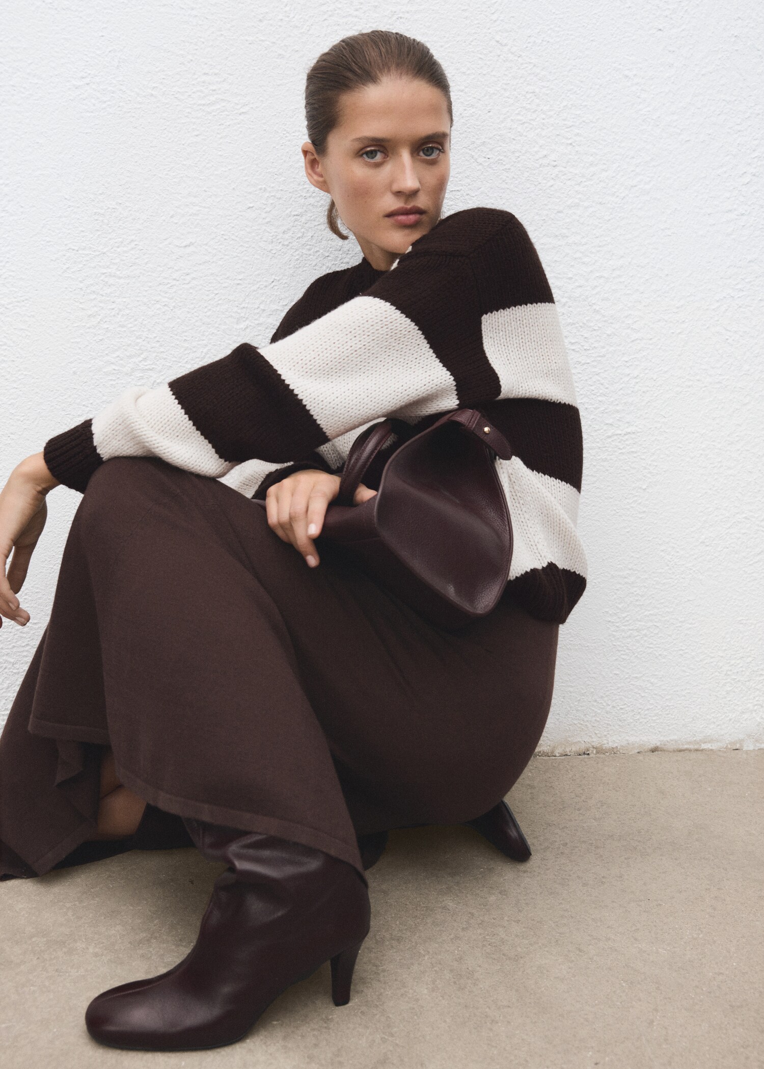 Knit striped sweater - Details of the article 2