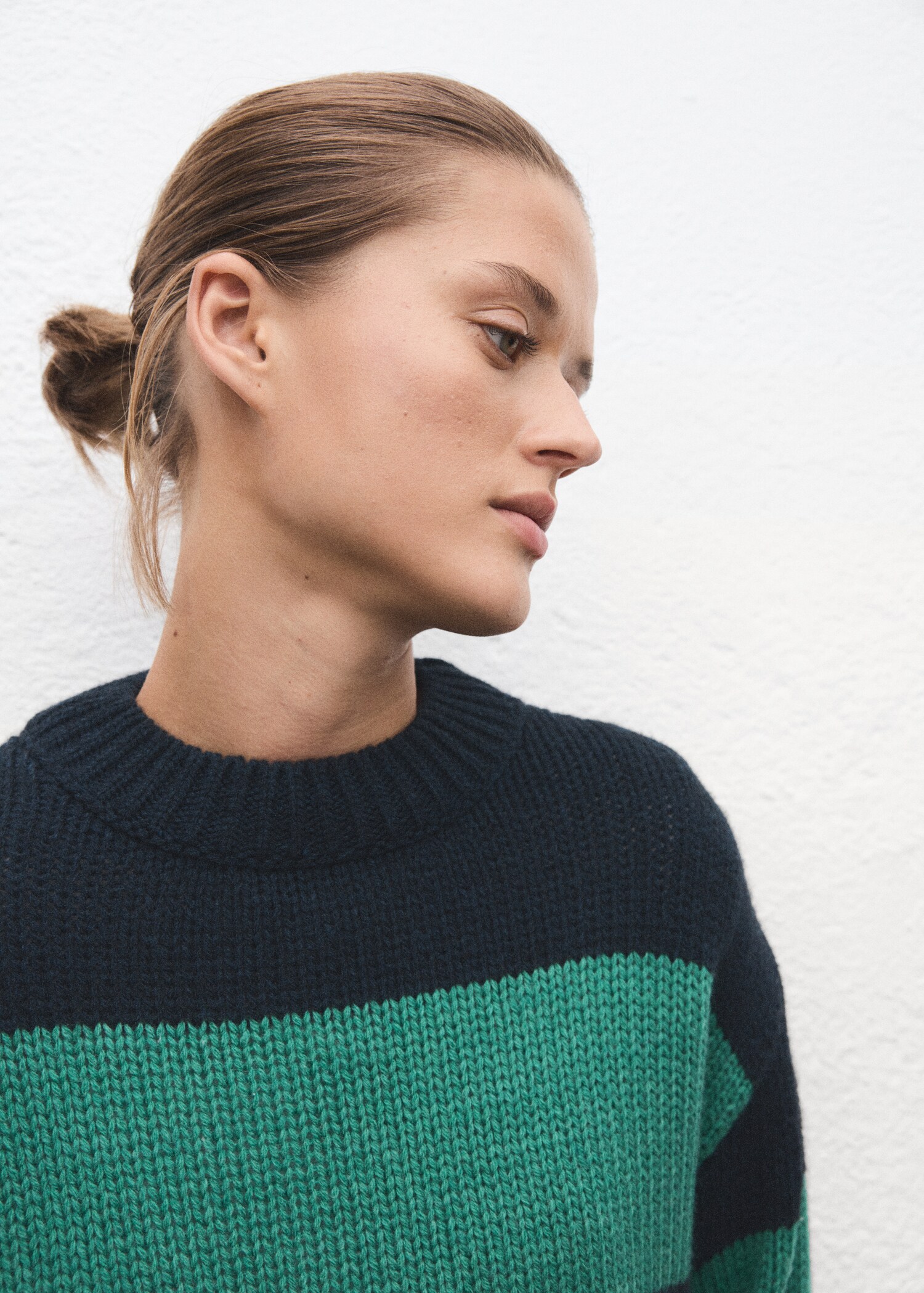 Knit striped sweater - Details of the article 1