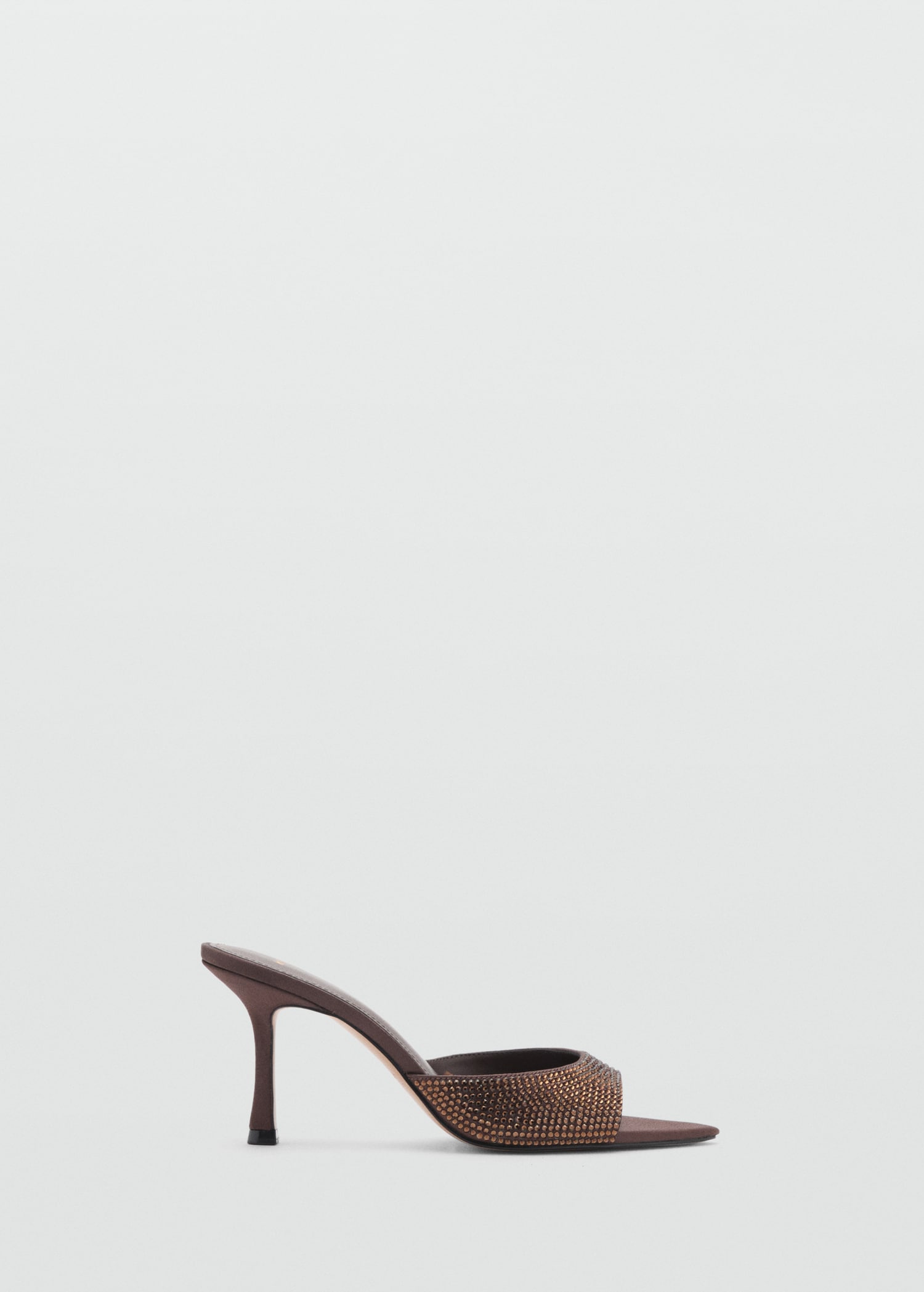 Heeled sandal with strass strap - Article without model