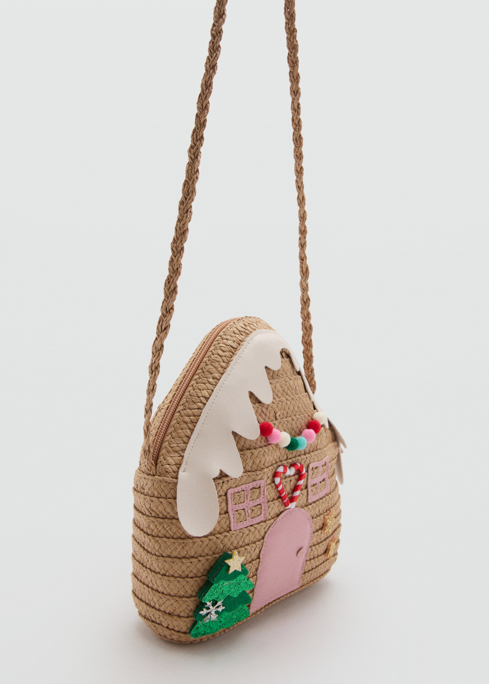 Christmas motif bag - Medium plane, Sand. Ref: 17009211-00.