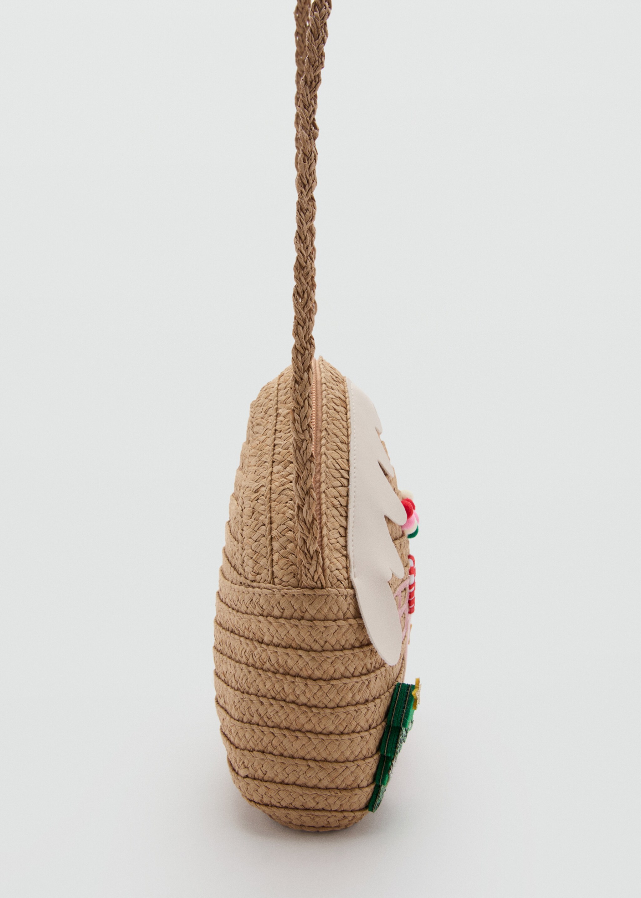 Christmas motif bag - Details of the article 1, Sand. Ref: 17009211-00.