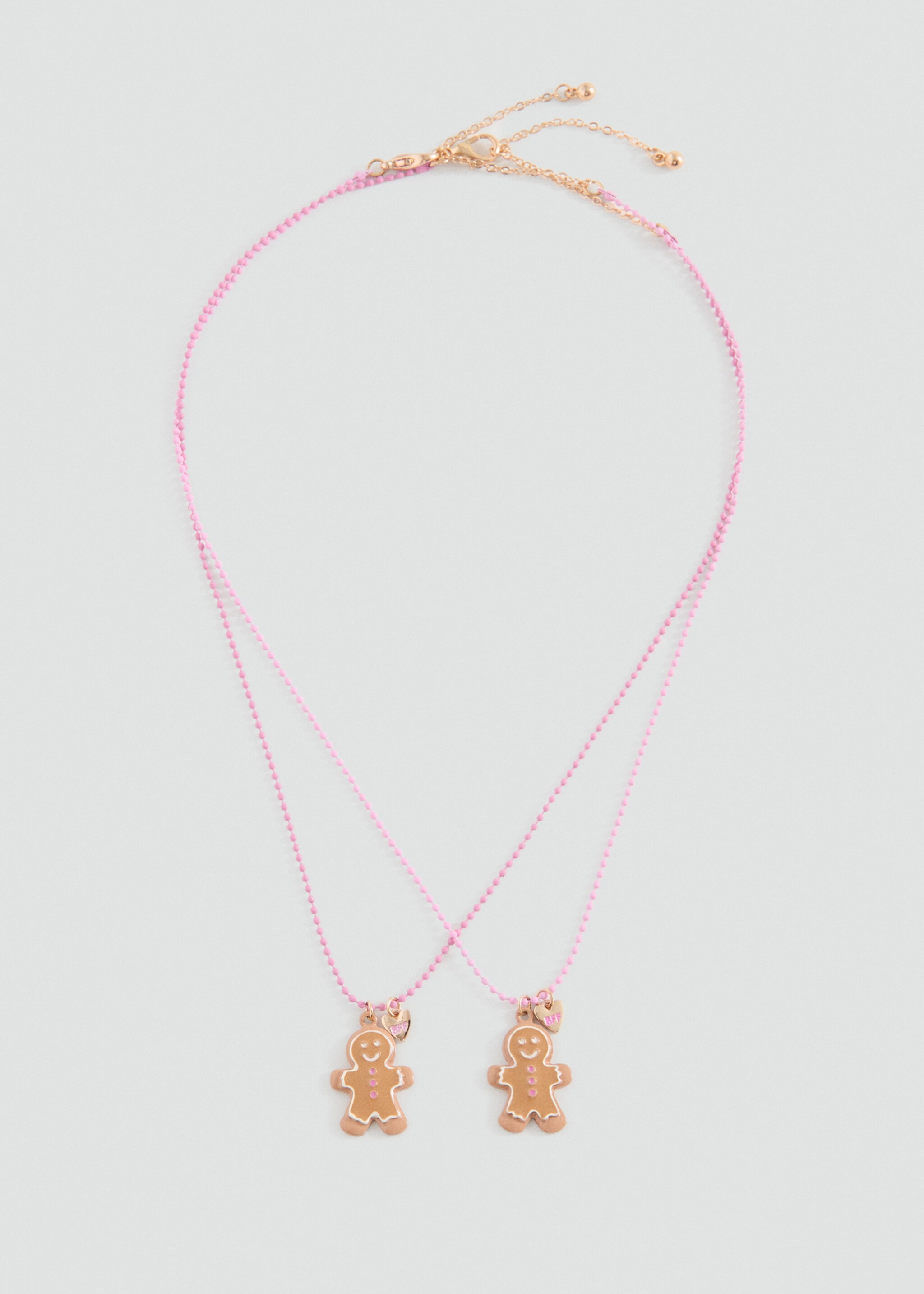 Necklace tginger - Article without model, Pale Pink. Ref: 17009212-00.