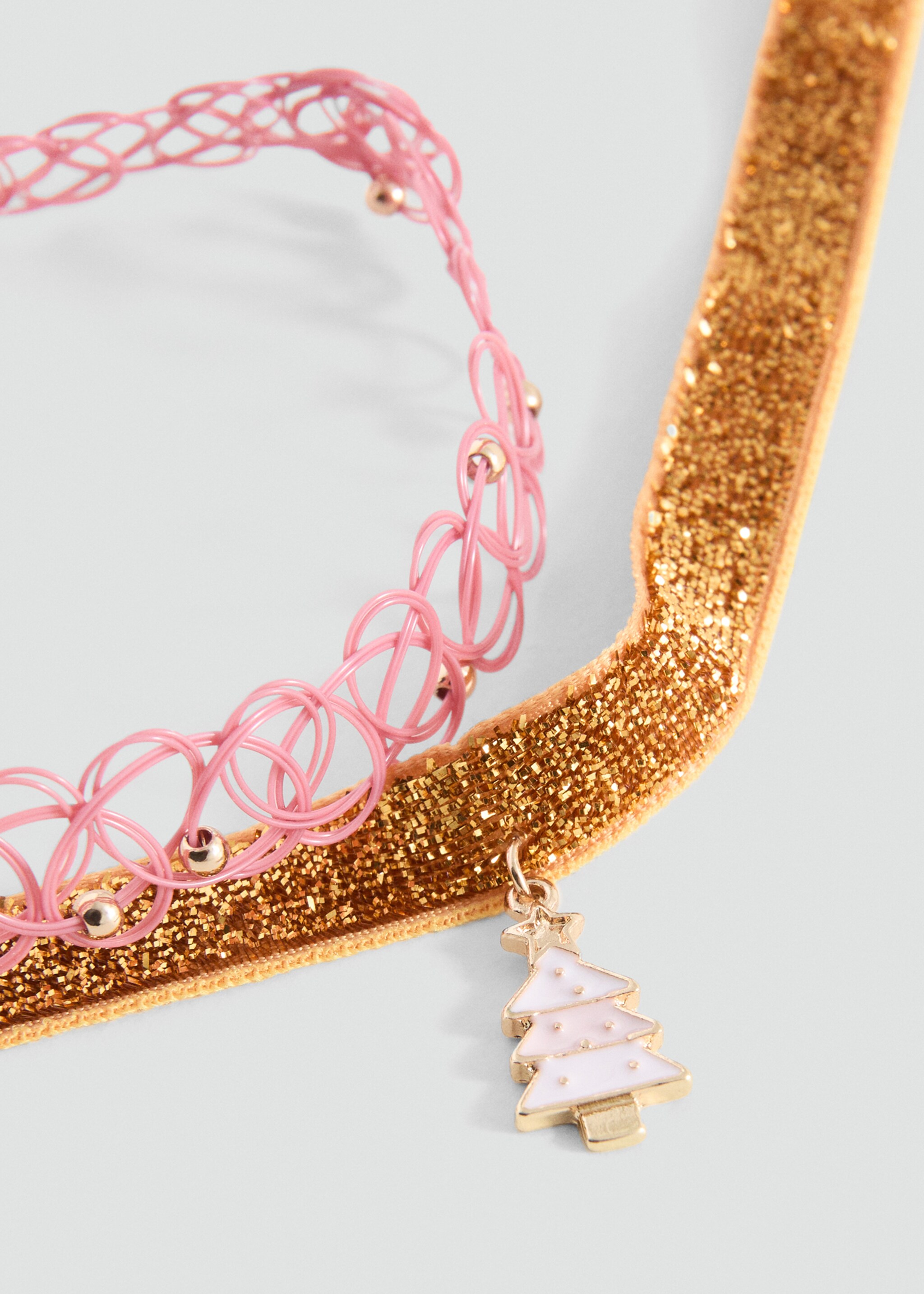 Necklace ctree - Medium plane, Gold. Ref: 17009214-00.