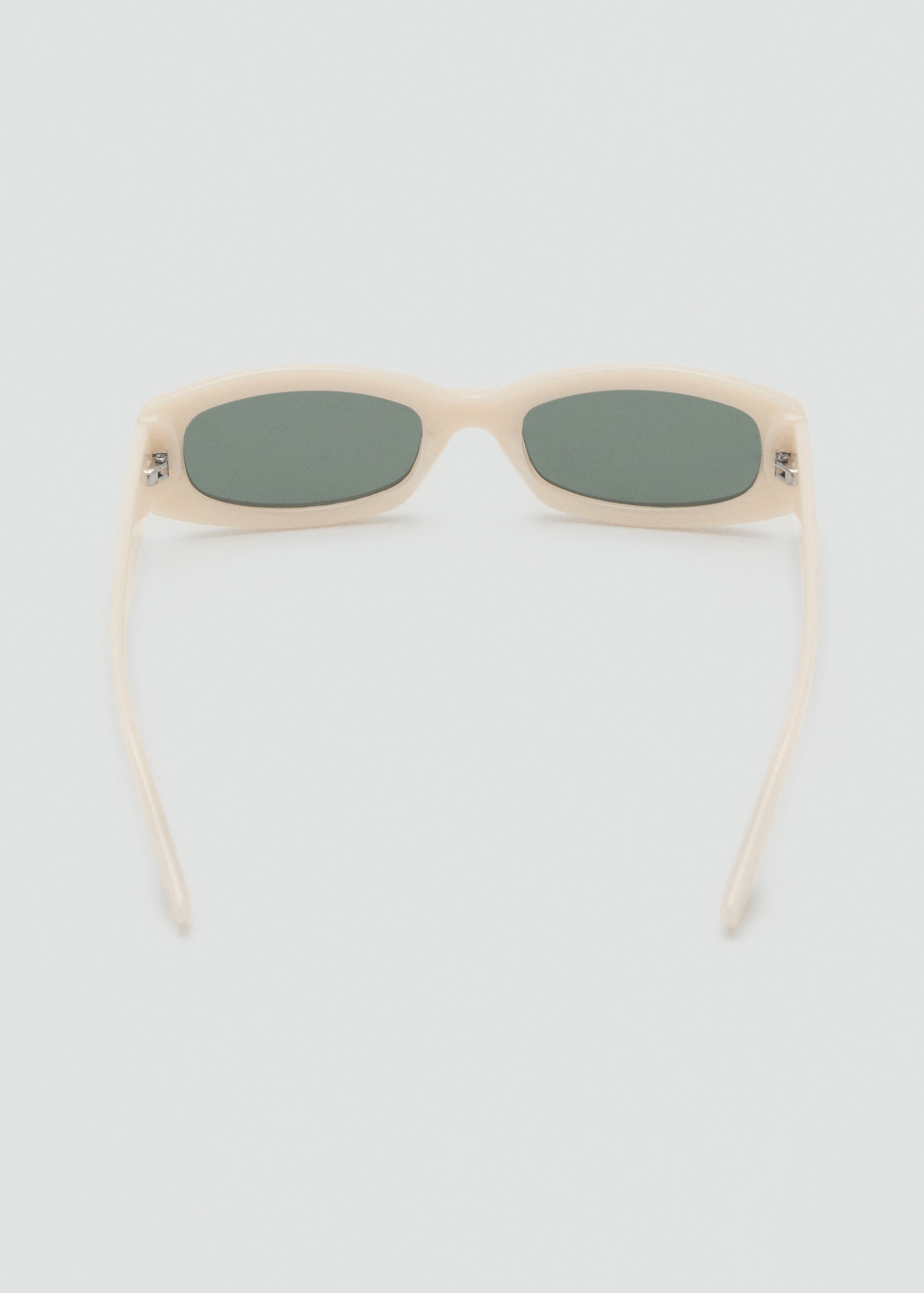 Contrasting rectangular-frame sunglasses - Details of the article 1