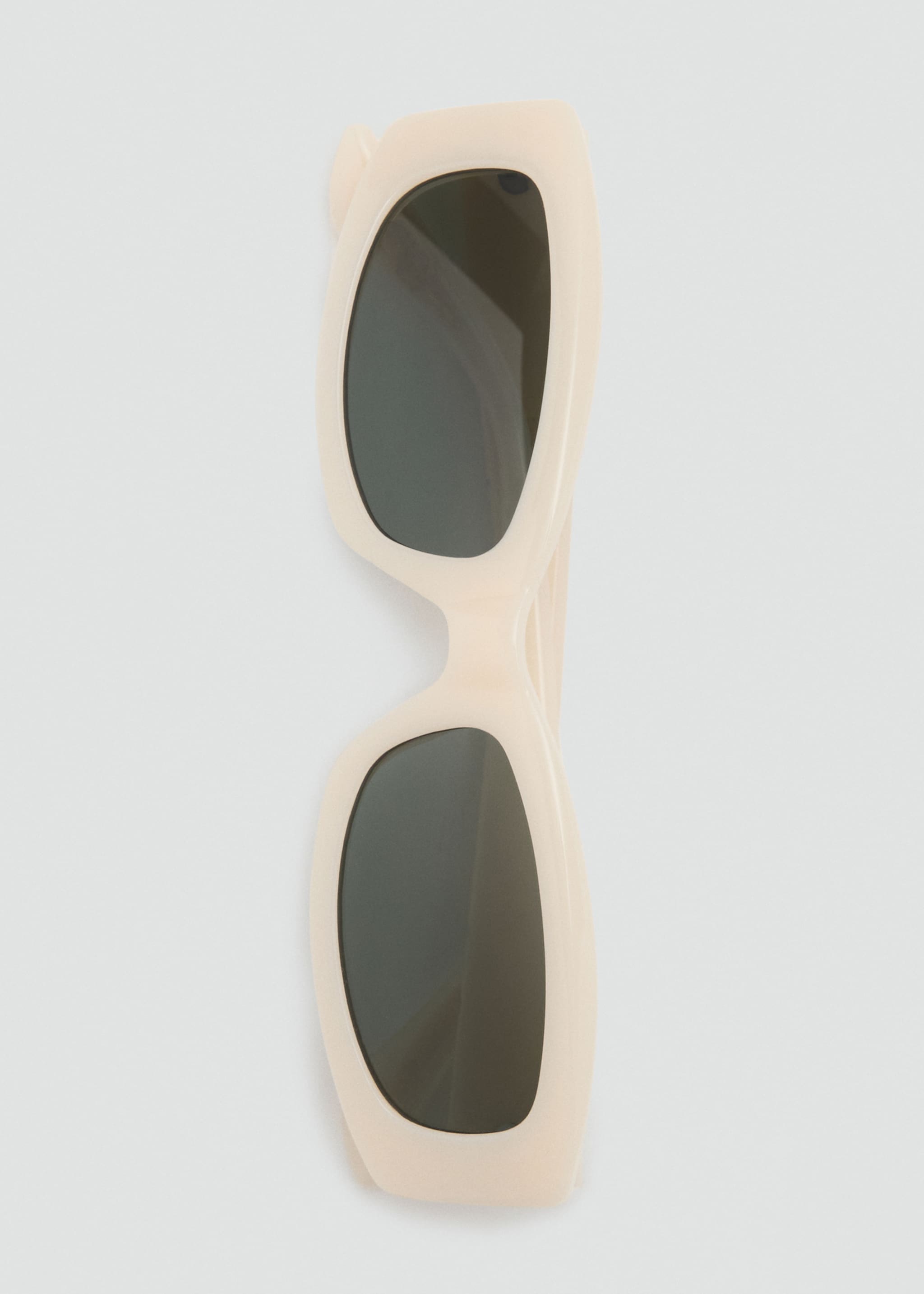 Contrasting rectangular-frame sunglasses - Details of the article 2