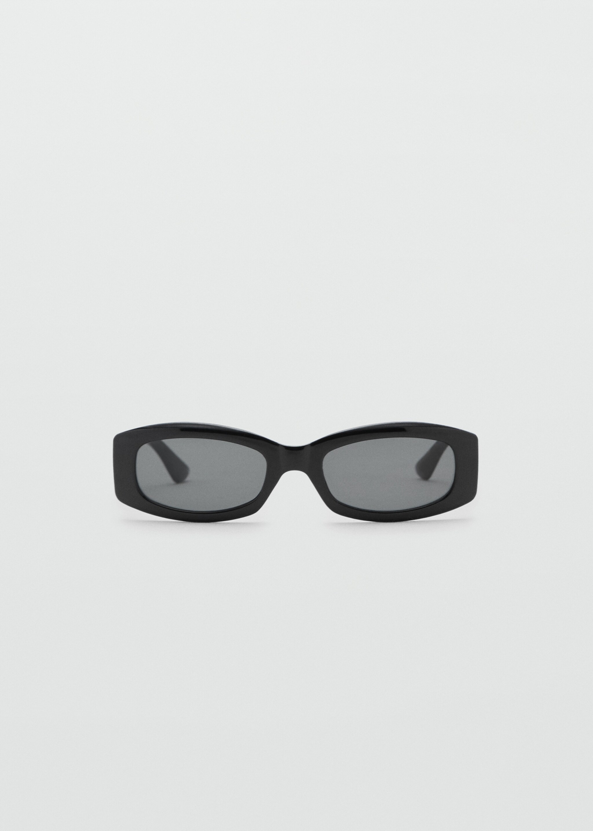 Contrasting rectangular-frame sunglasses - Article without model