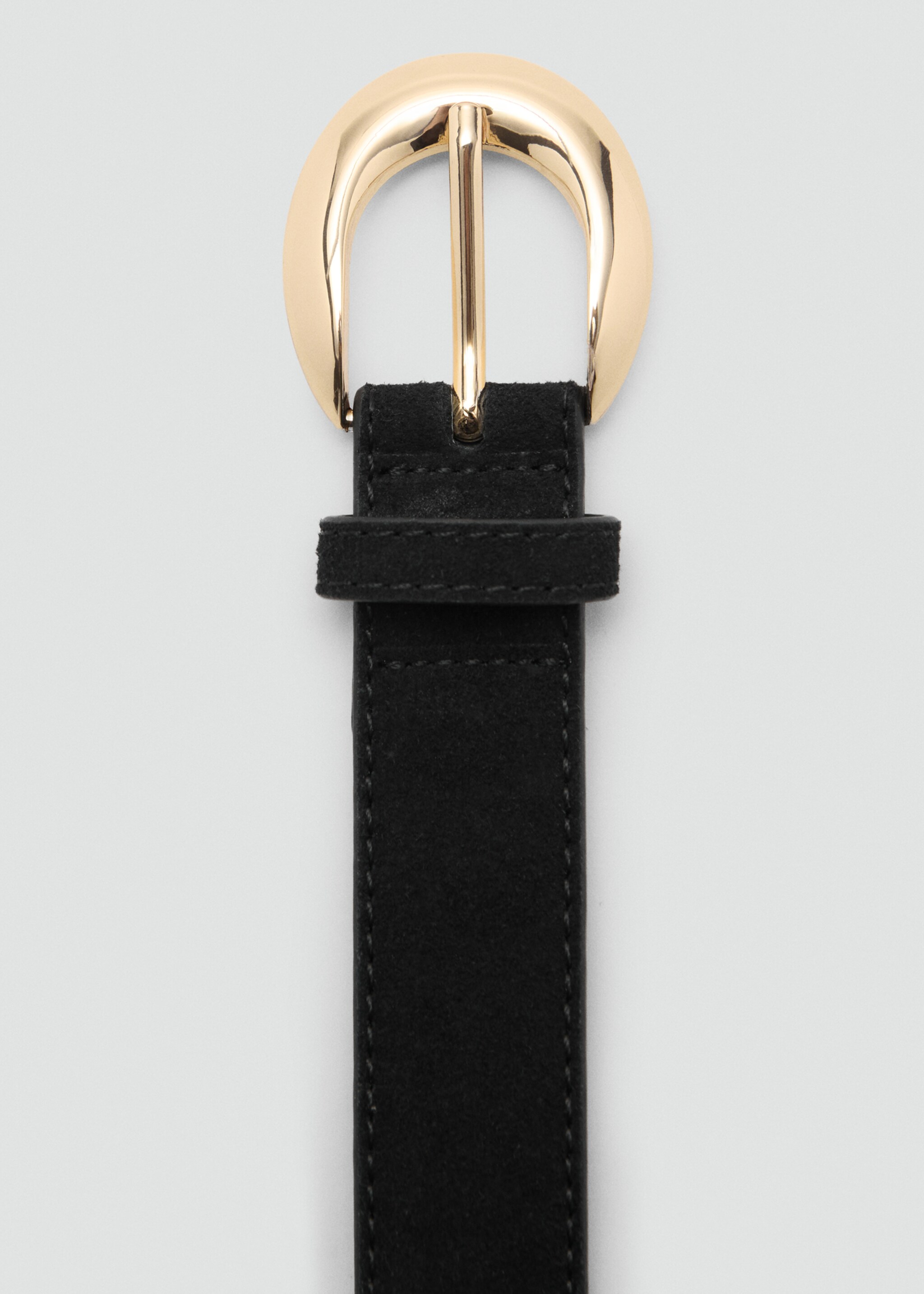Ceinture cuir boucle ovale - Détail de l'article 1