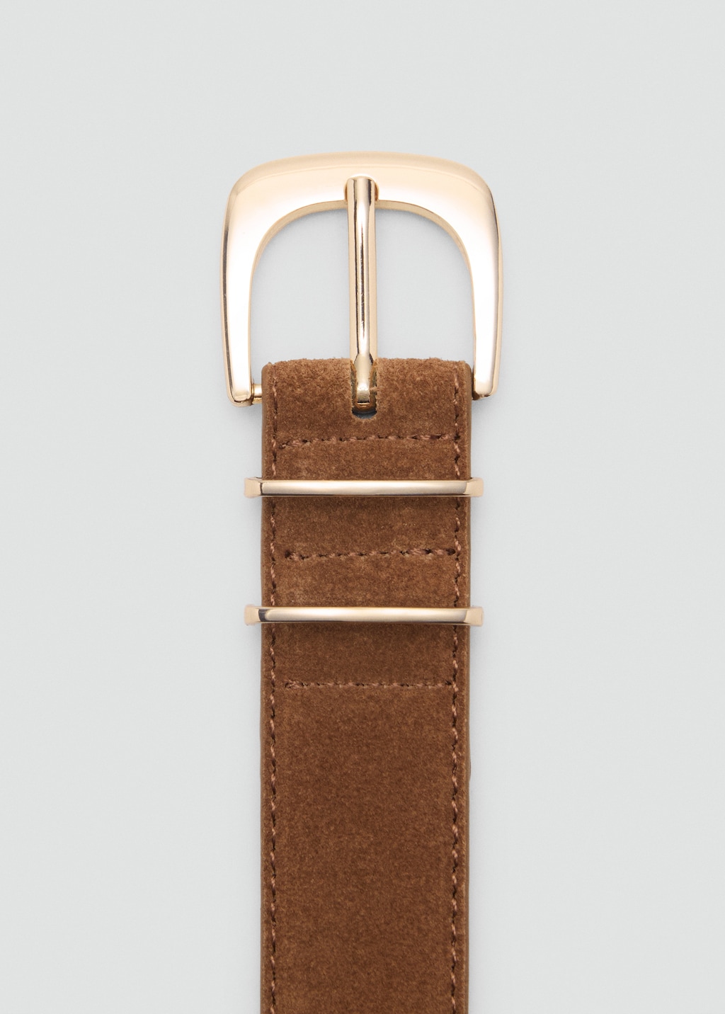 Suede belt