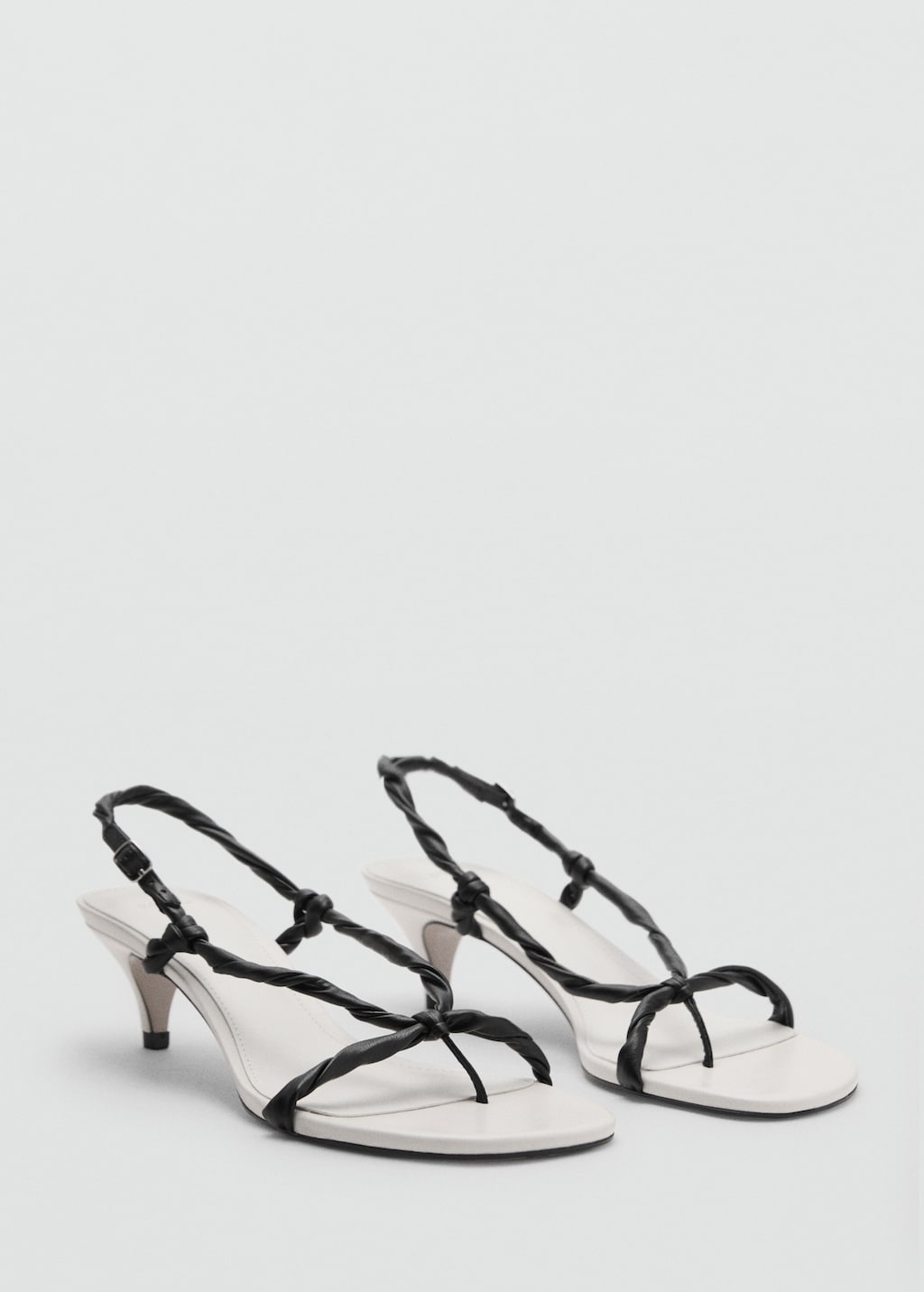 Ruched strips sandals - image 3