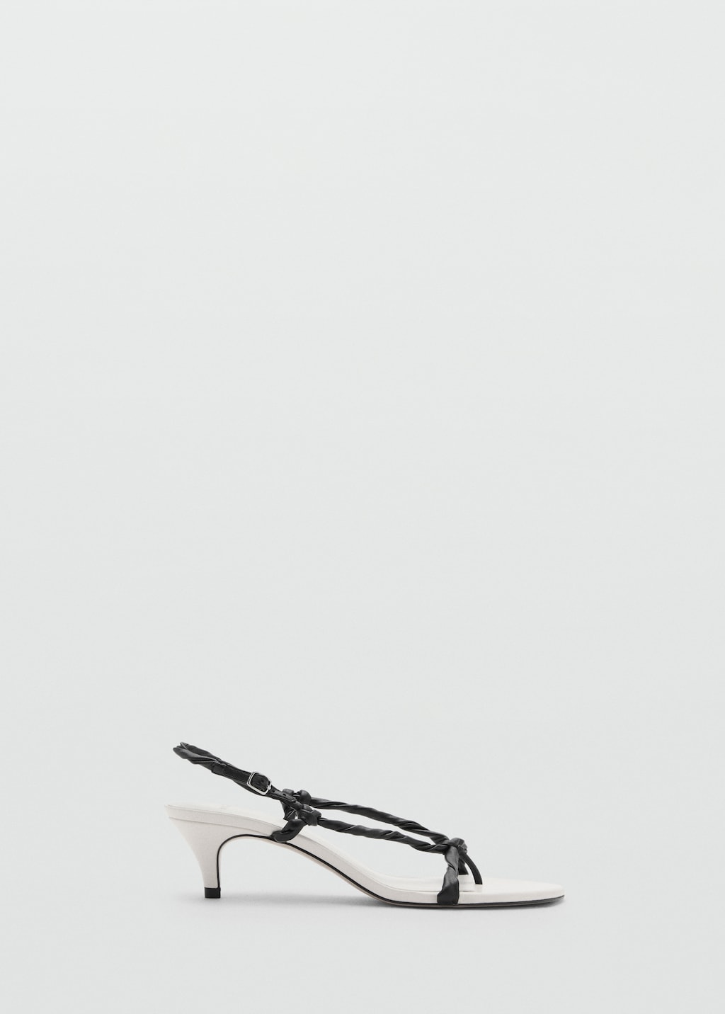 Ruched strips sandals - image 2