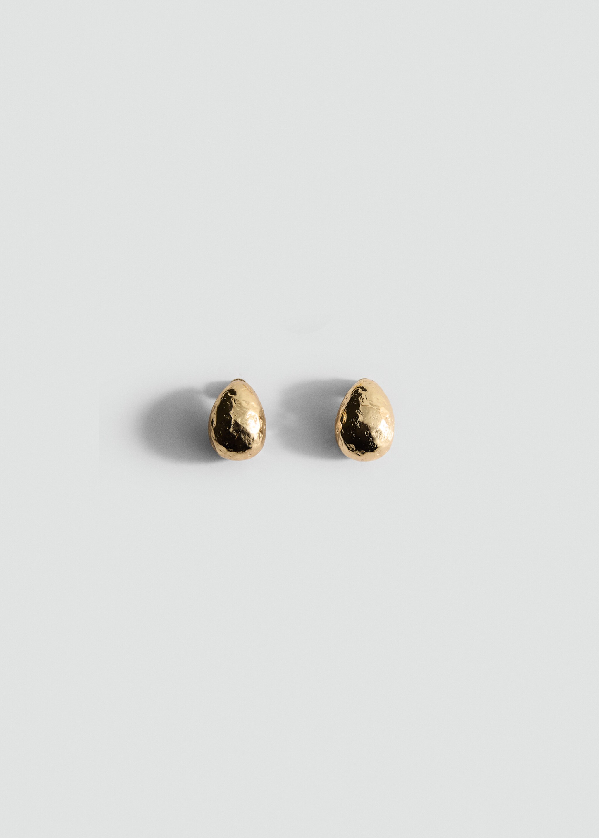 Boucles d'oreilles goutte texturées - Article sans modèle