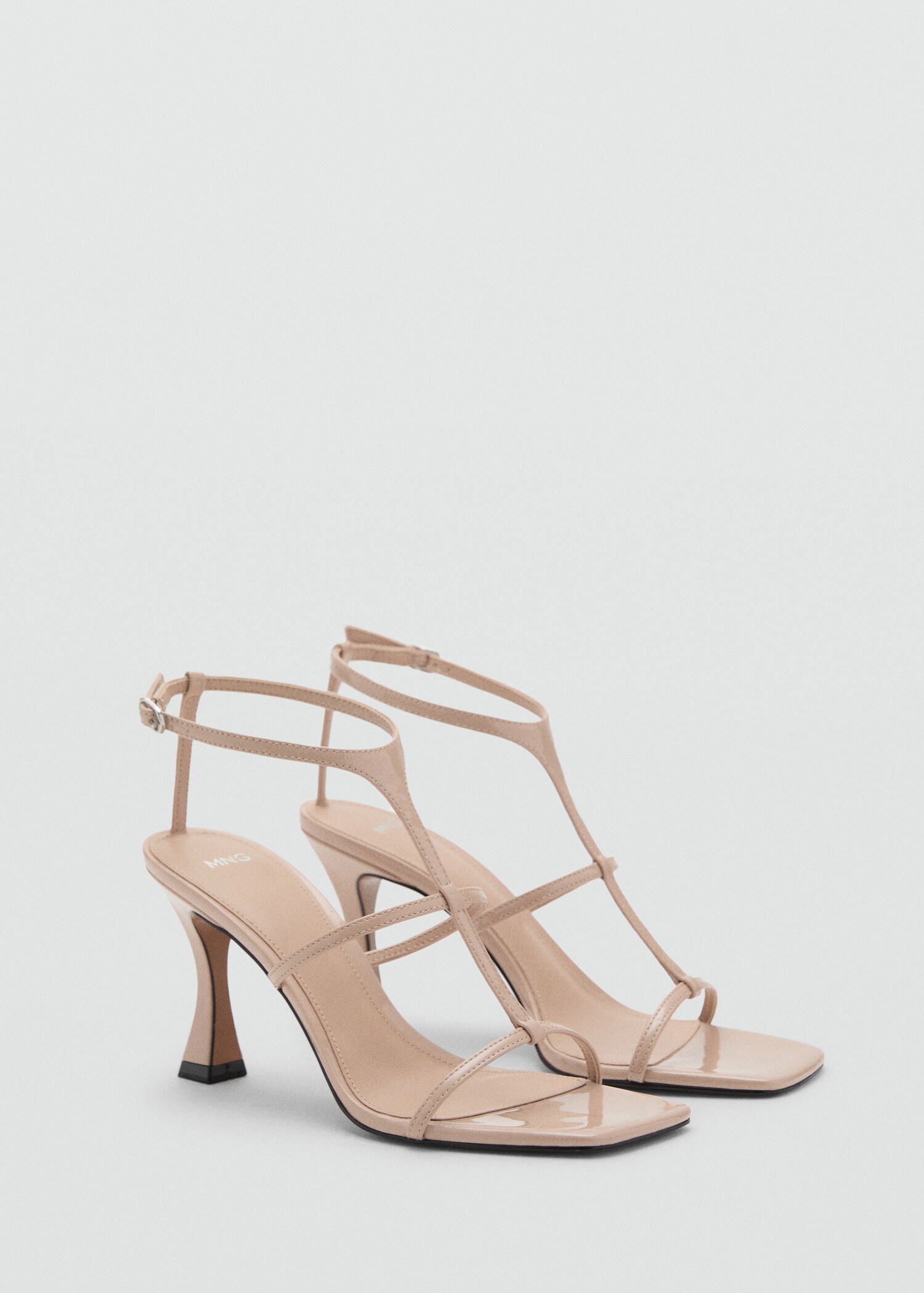 Heel strips sandals - Medium plane