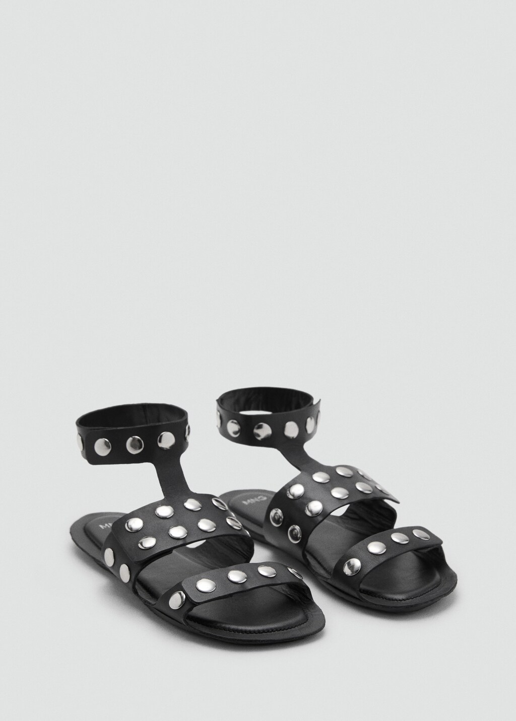 Studded leather sandals - image 3