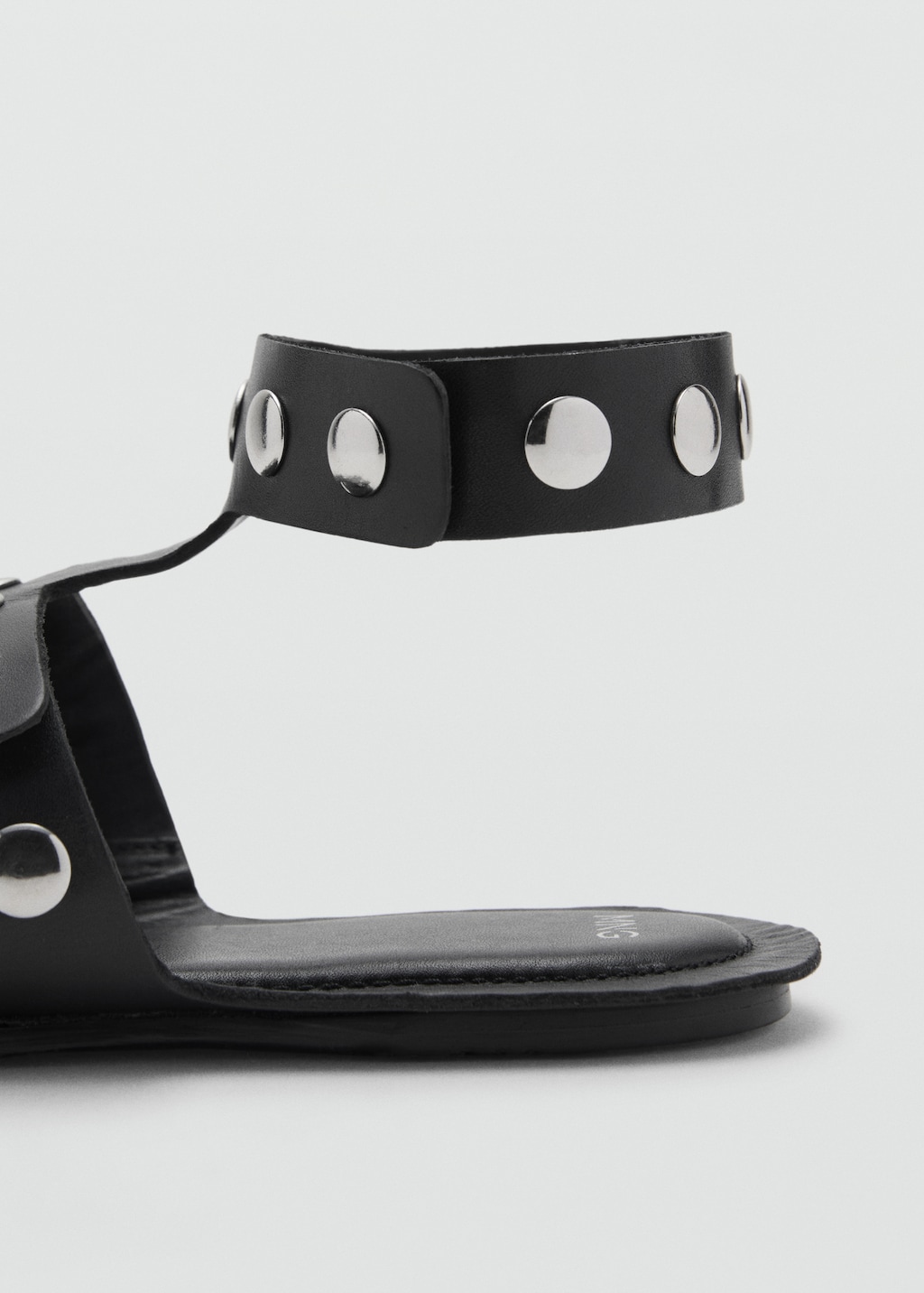 Studded leather sandals