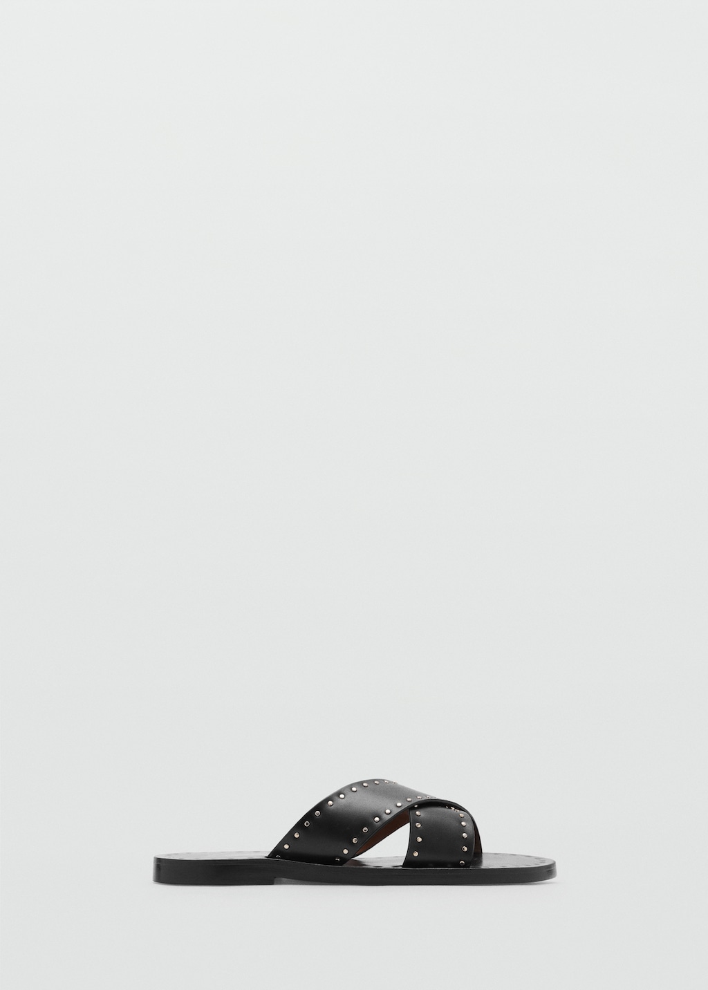 Studded leather sandals