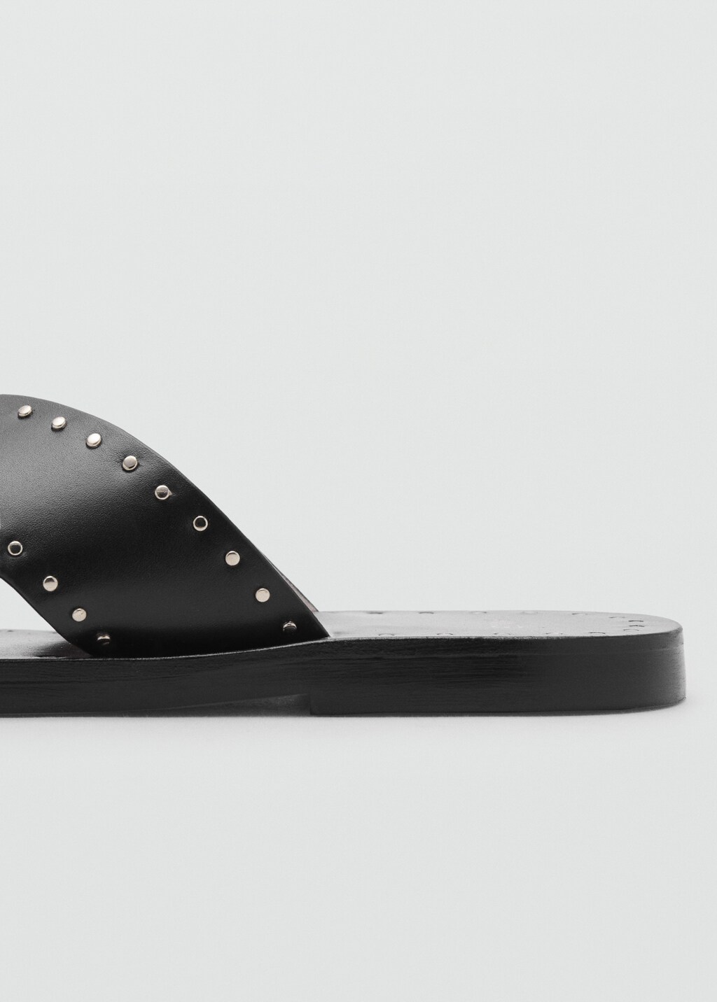 Studded leather sandals