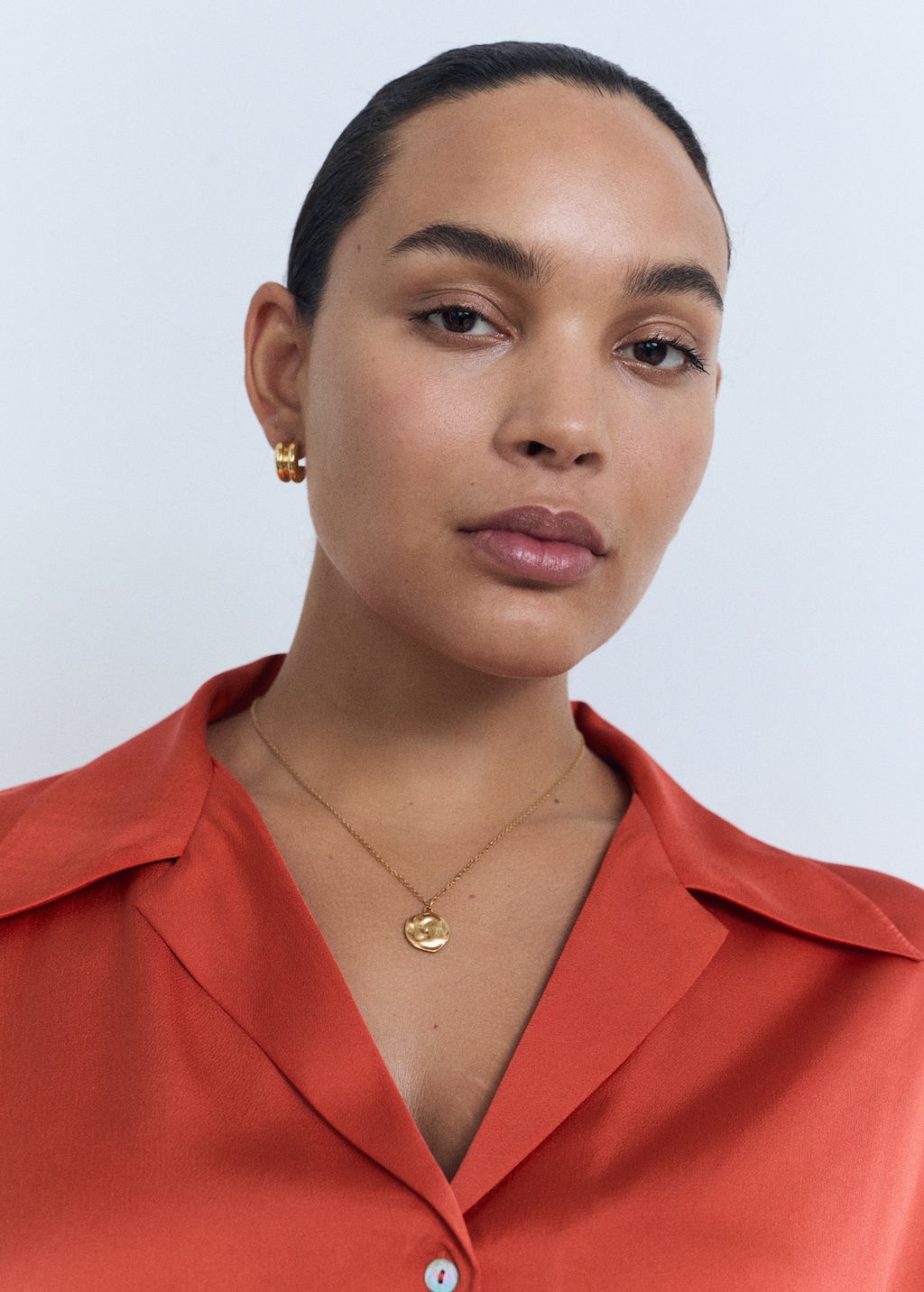 Short sleeve fluid shirt