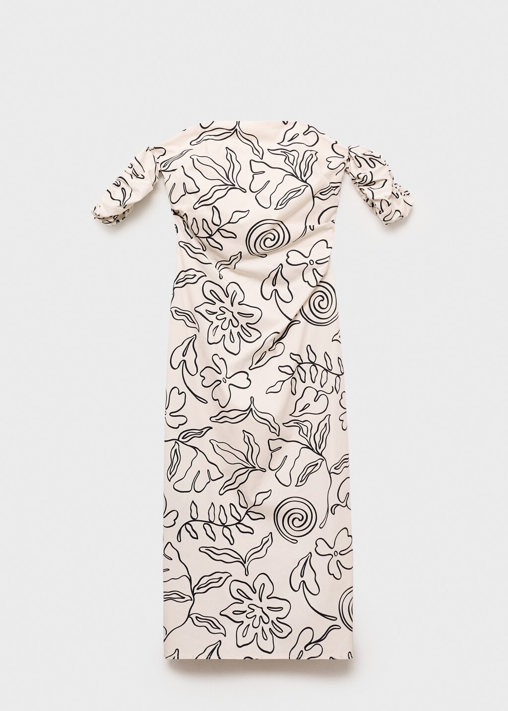 Strapless floral dress - image 5