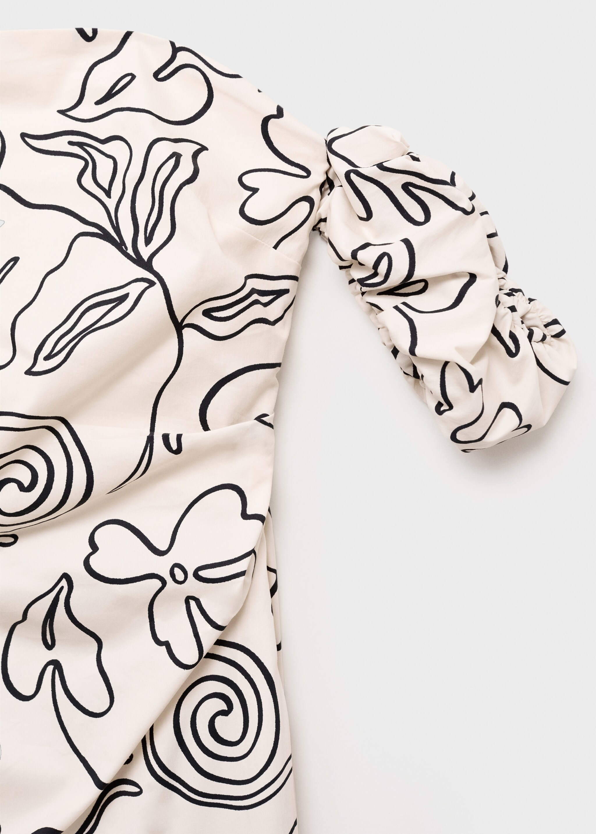 Strapless floral dress - Details of the article 8