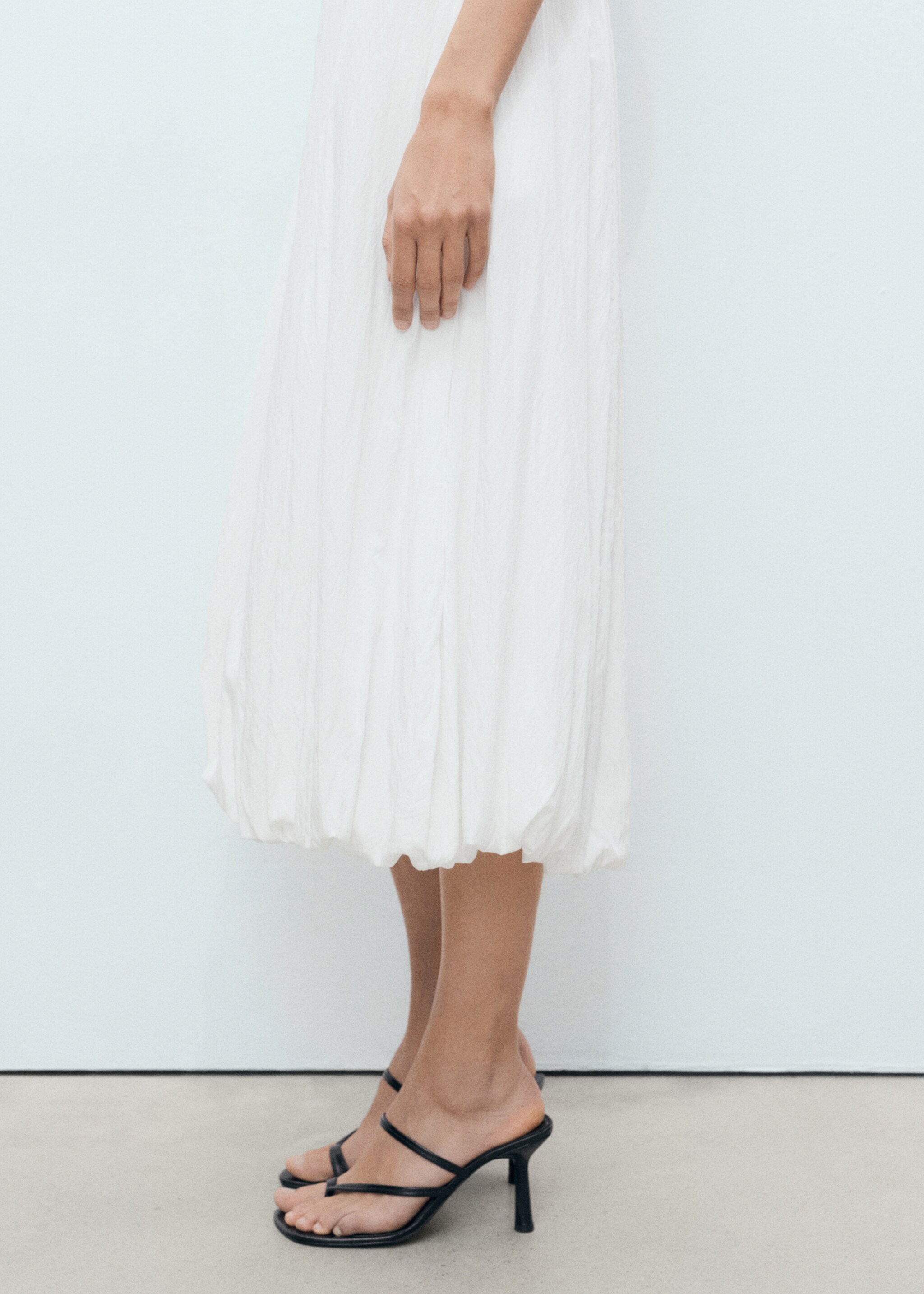 Long balloon dress - Details of the article 2