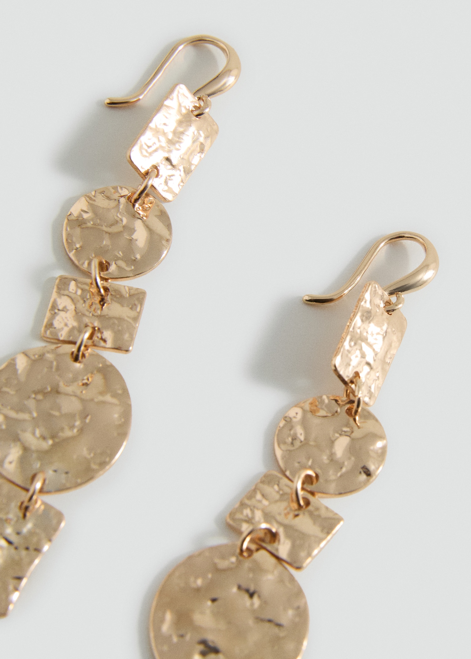 Geometric pendant earrings - Medium plane