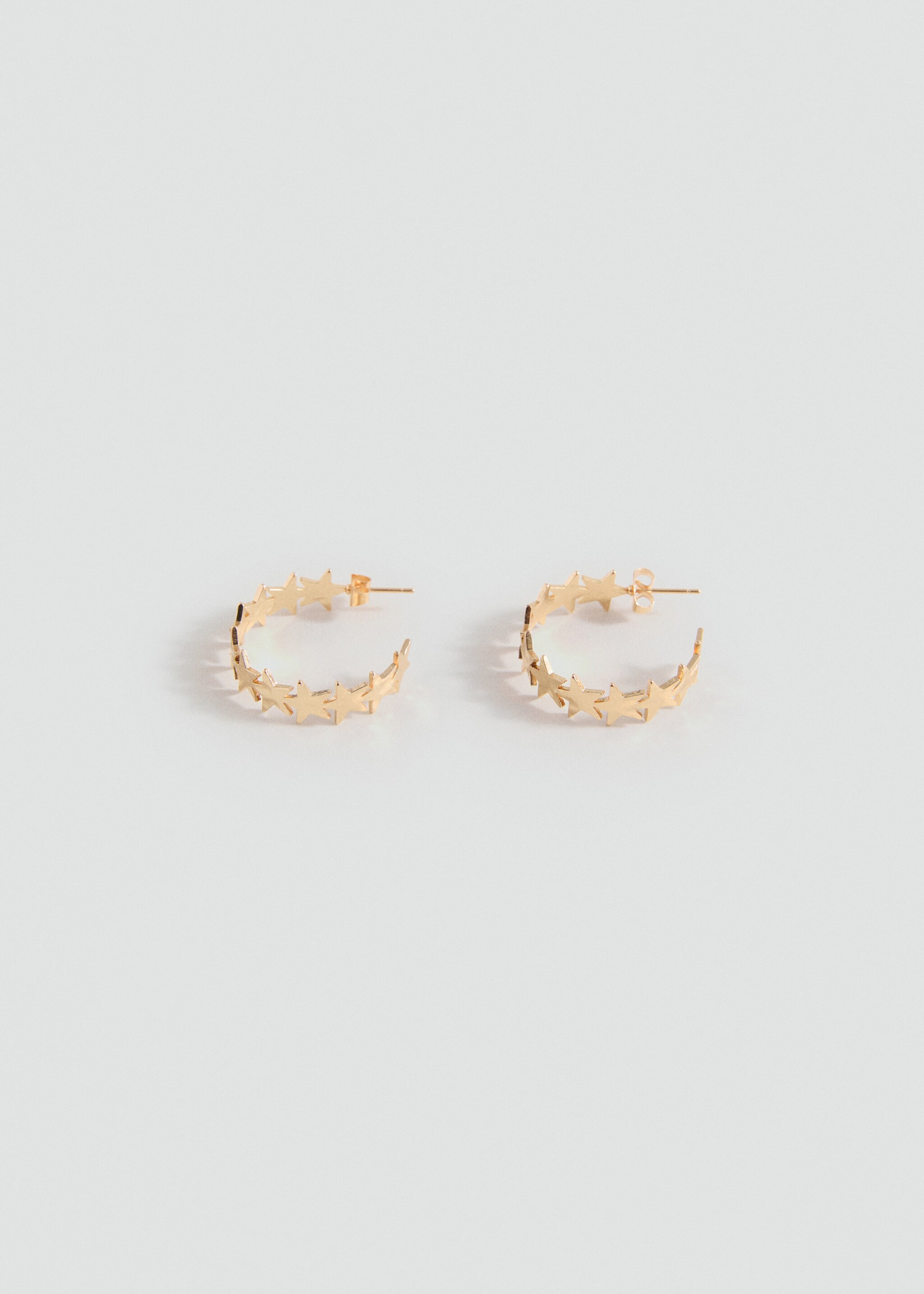Star hoop earrings - Article without model
