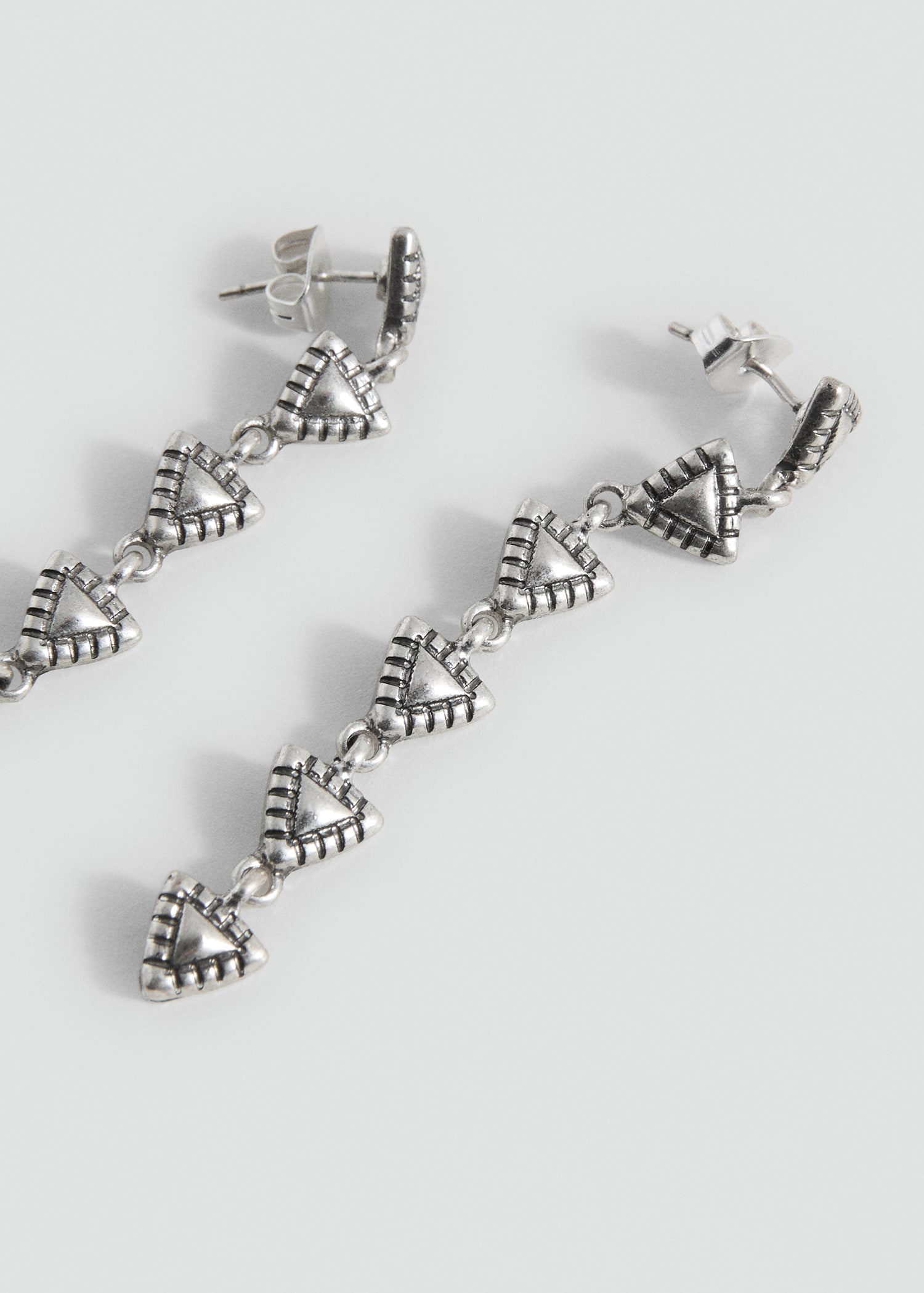 Geometric pendant earrings - Medium plane