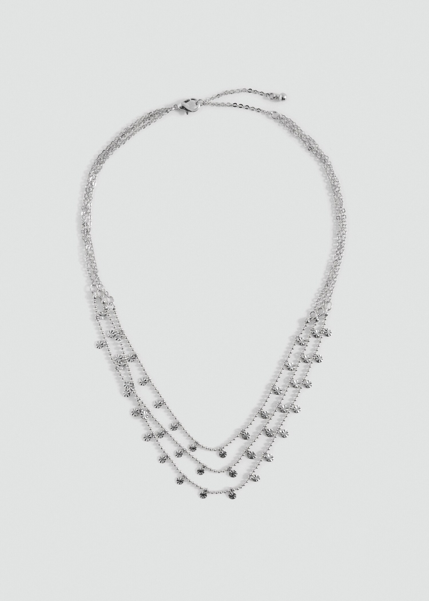 Triple chain necklace - Article without model