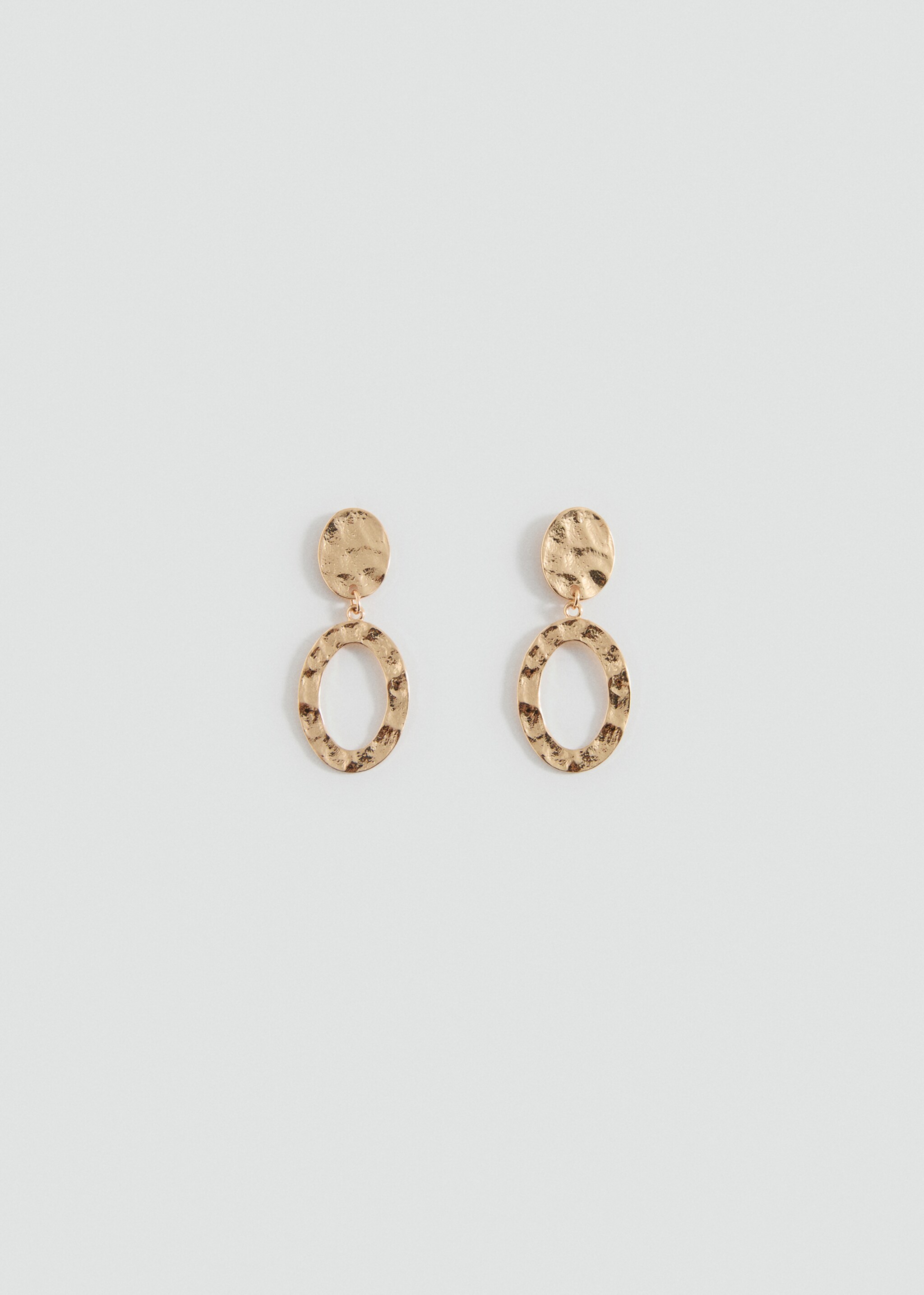 Oval hanging earrings - Article without model