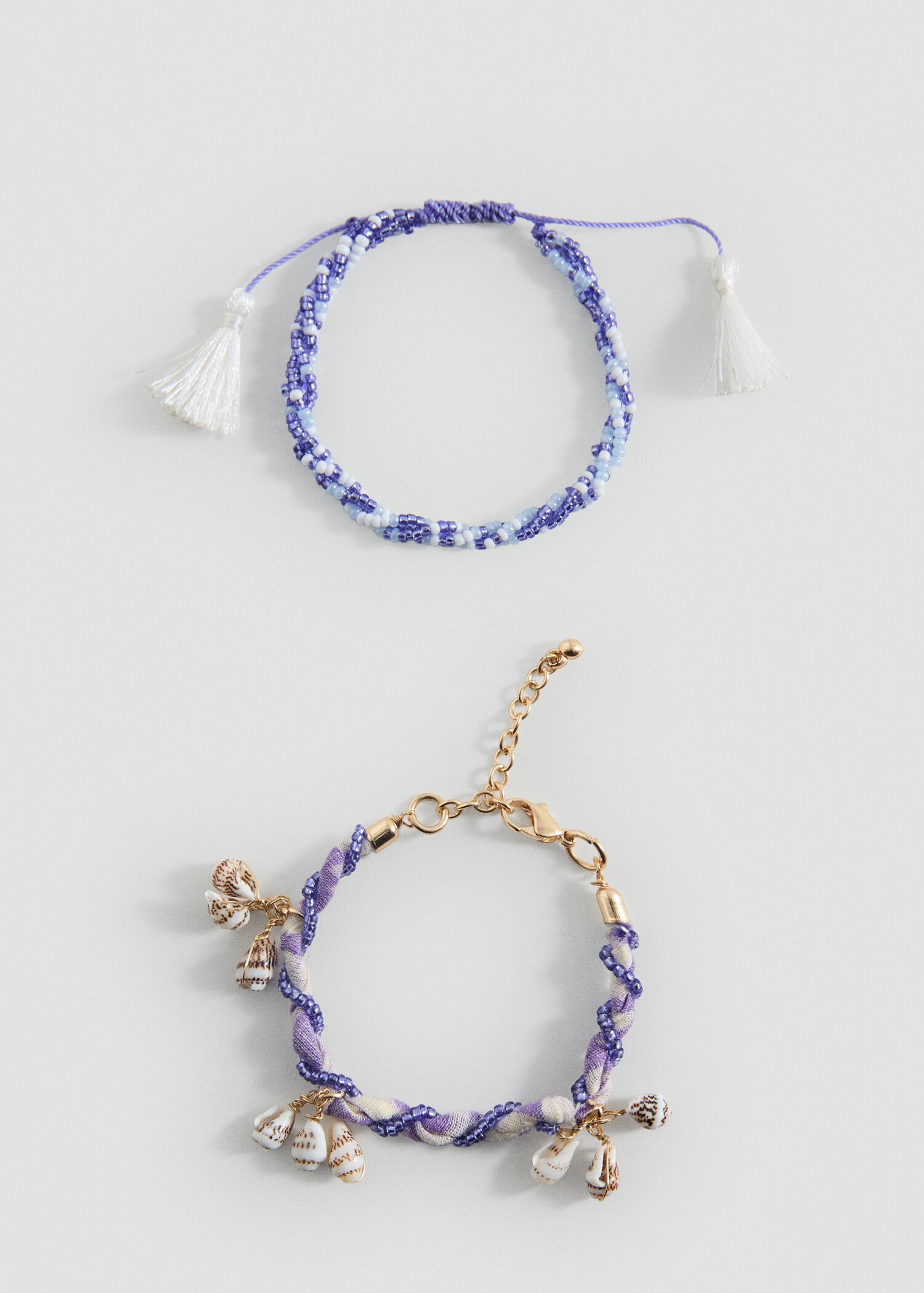 Pack 2 bracelets de cheville combinés - Article sans modèle