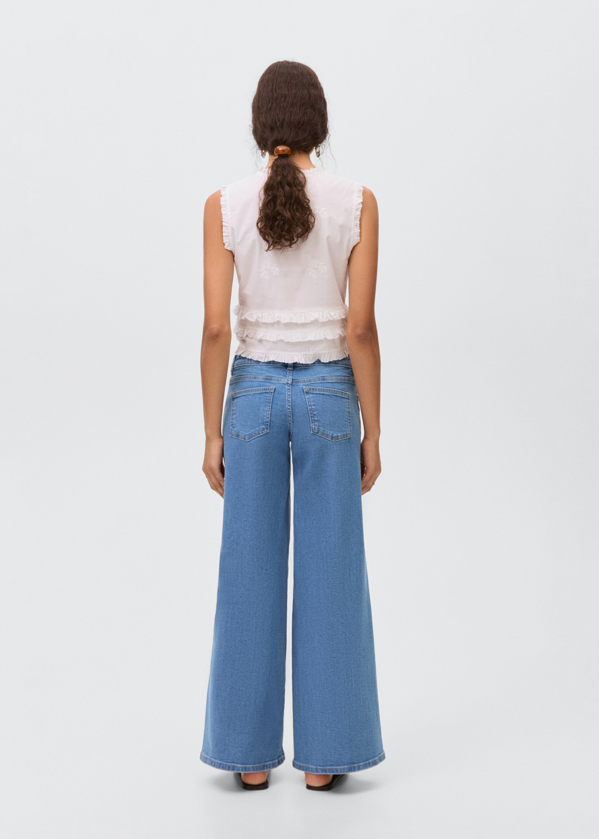 Jean taille basse large - Verso de l’article