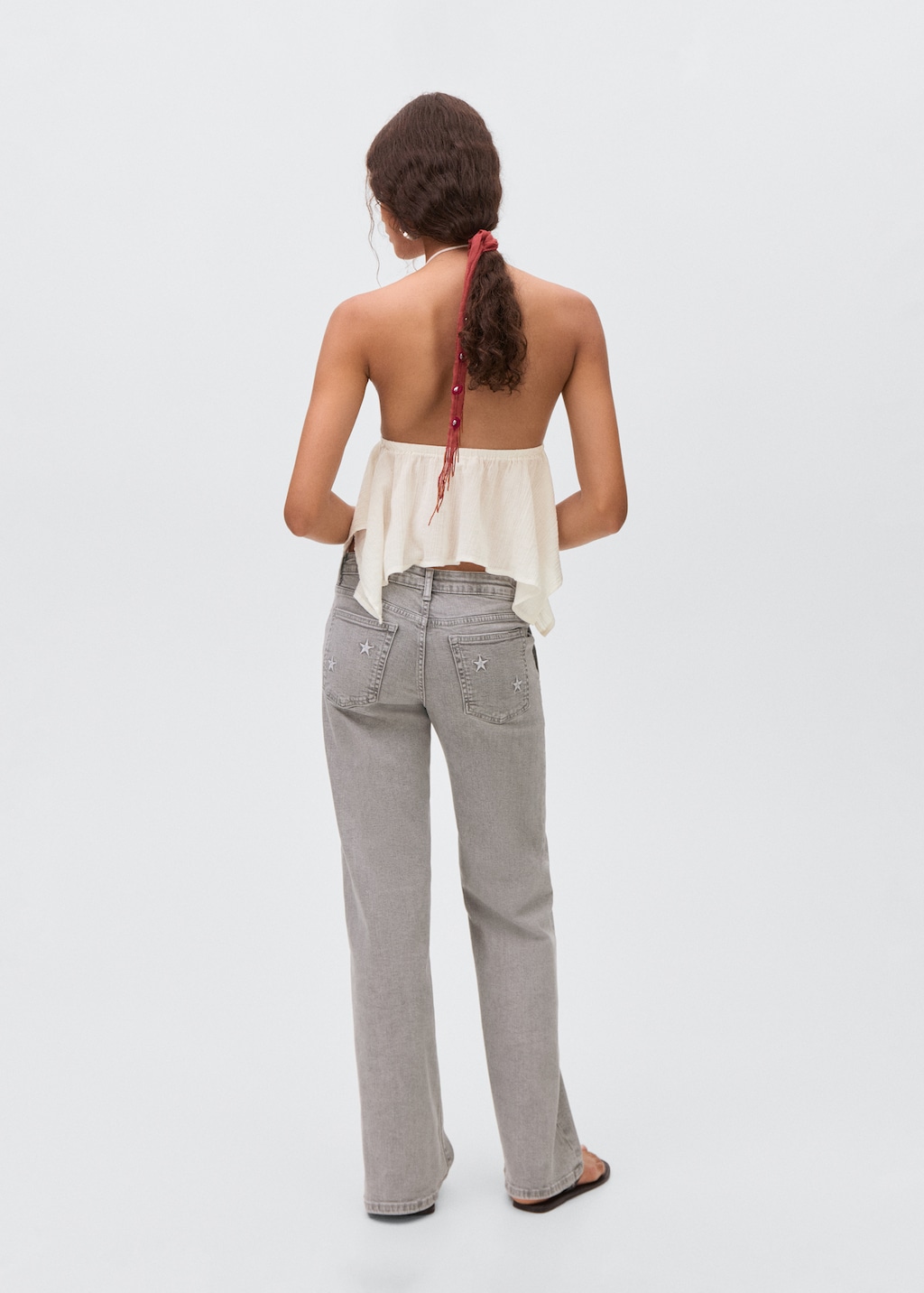 【PORTERNA】Derby pig straight jeans Beatrice High-Rise Flare Jeans | GUESS Factory Ca