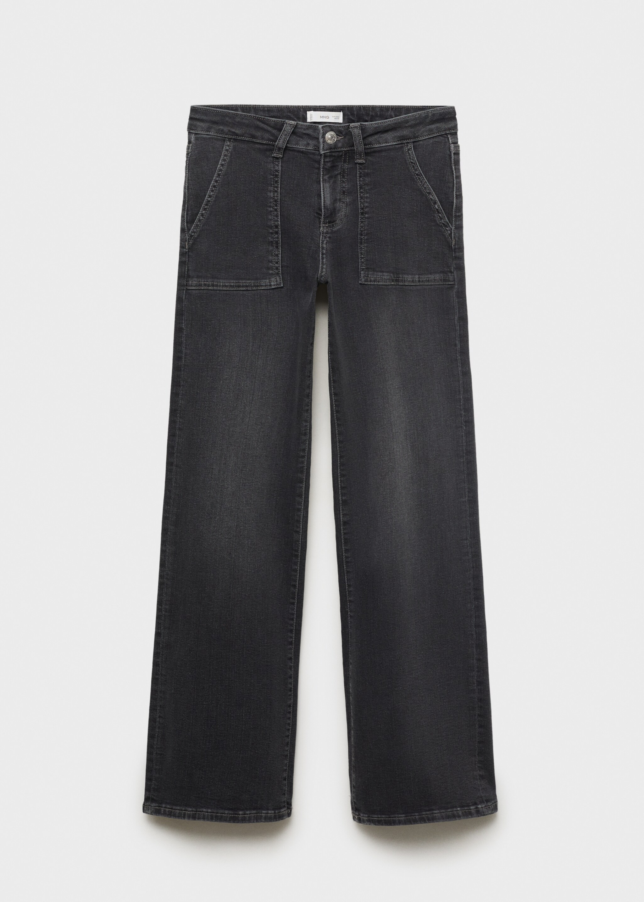 Jeans culotte ricamo stelle - Articolo senza modello