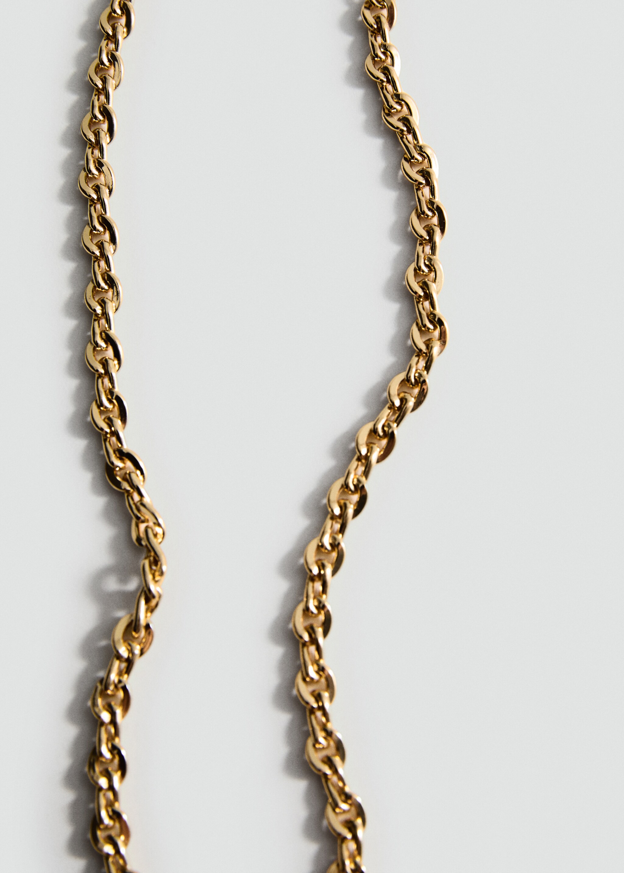 Collar cadena eslabones - Plano medio