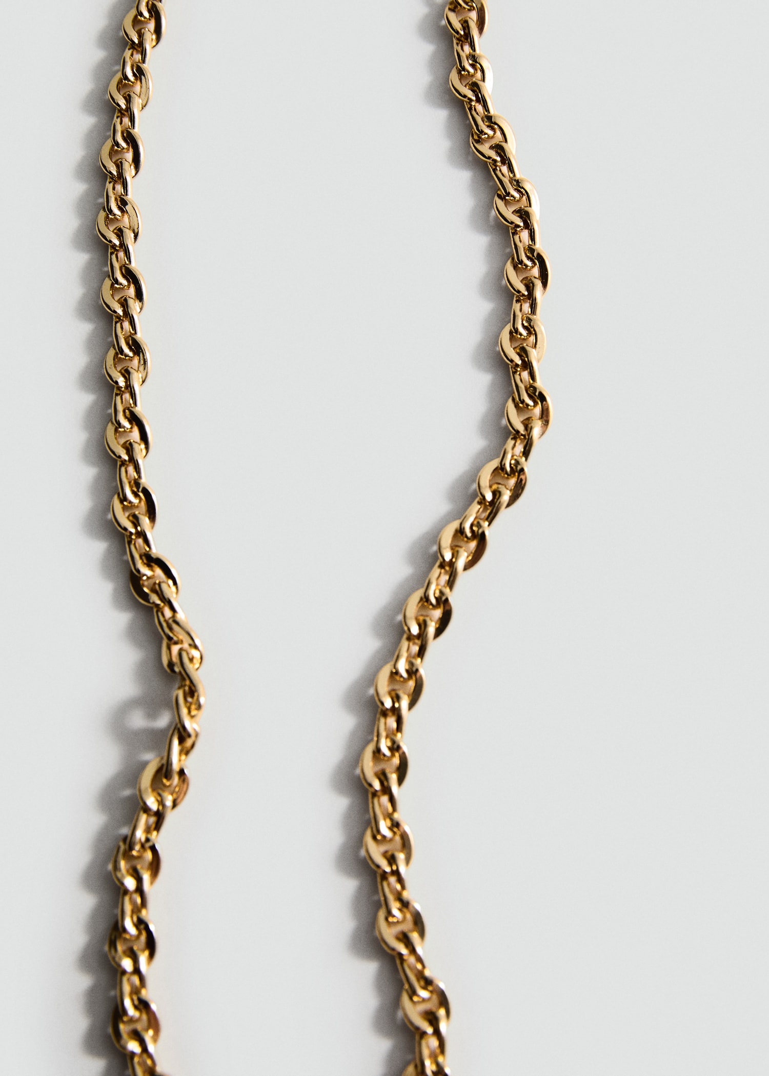 Collar cadena eslabones - Plano medio