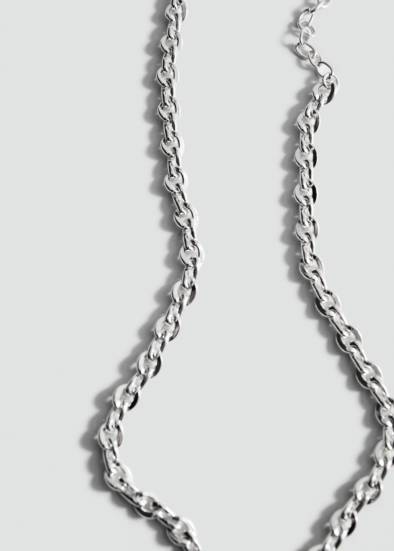 Collar cadena eslabones - Plano medio