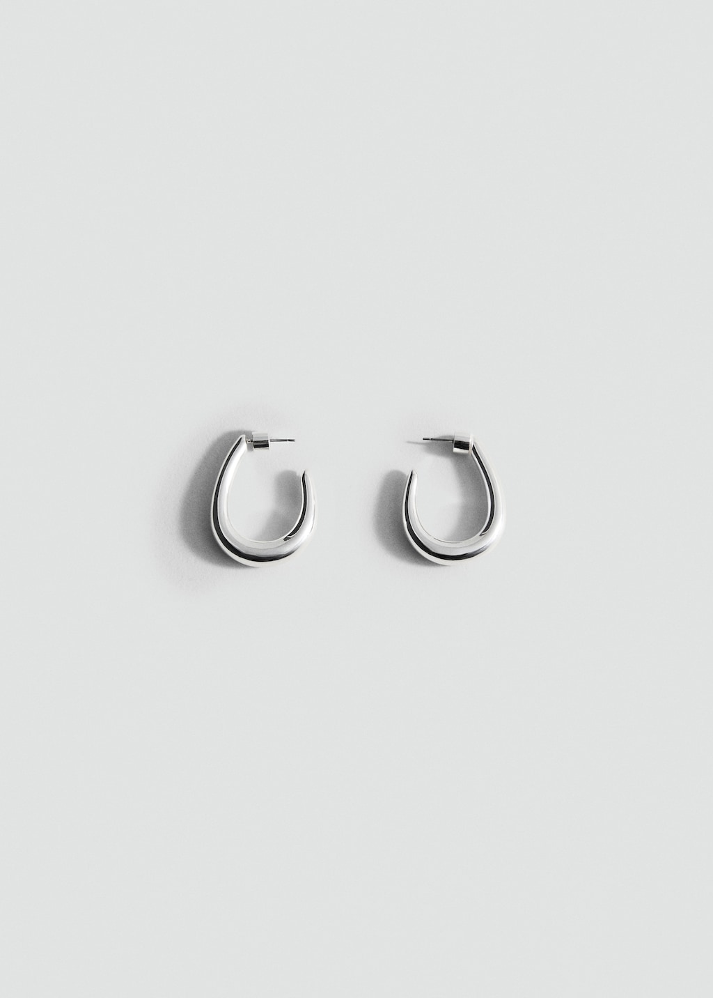 Pendientes aros irregulares