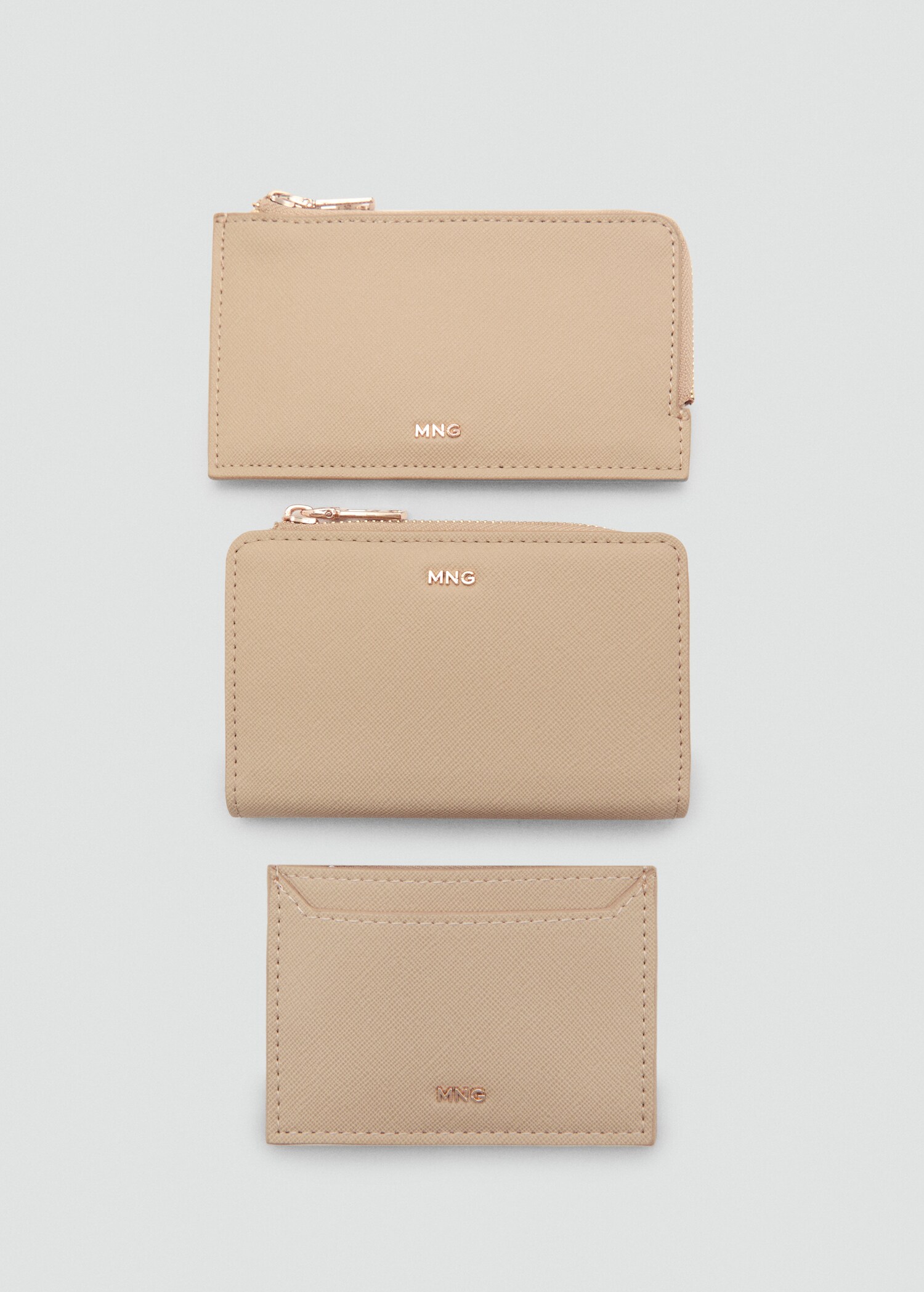 Portefeuille effet saffiano à rabat - Détail de l'article 2