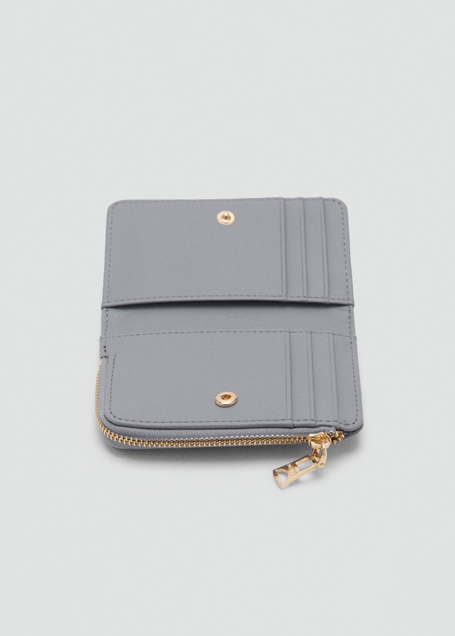 Safiano-effect wallet with flap - Details of the article 1