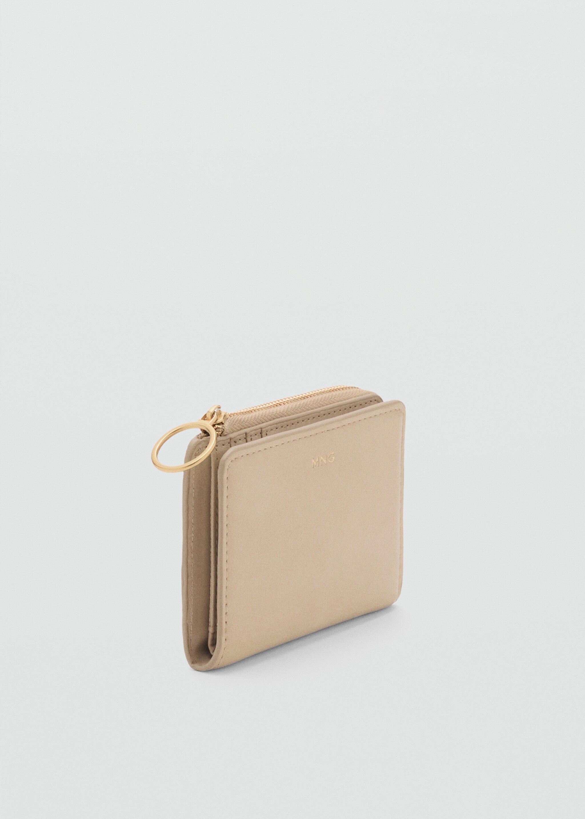 Zippered flap wallet - Medium plane