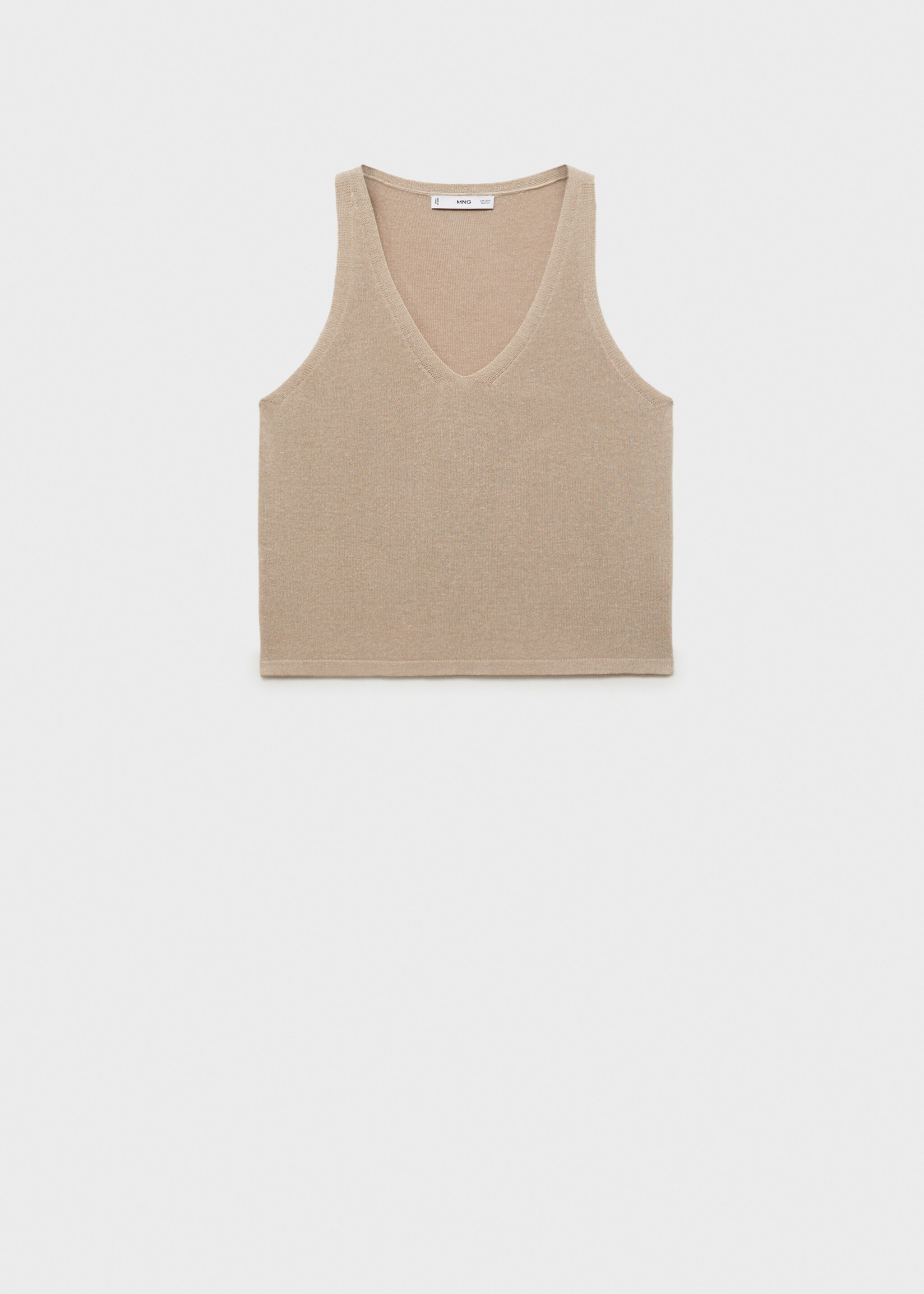 V-neck knit top - Article without model