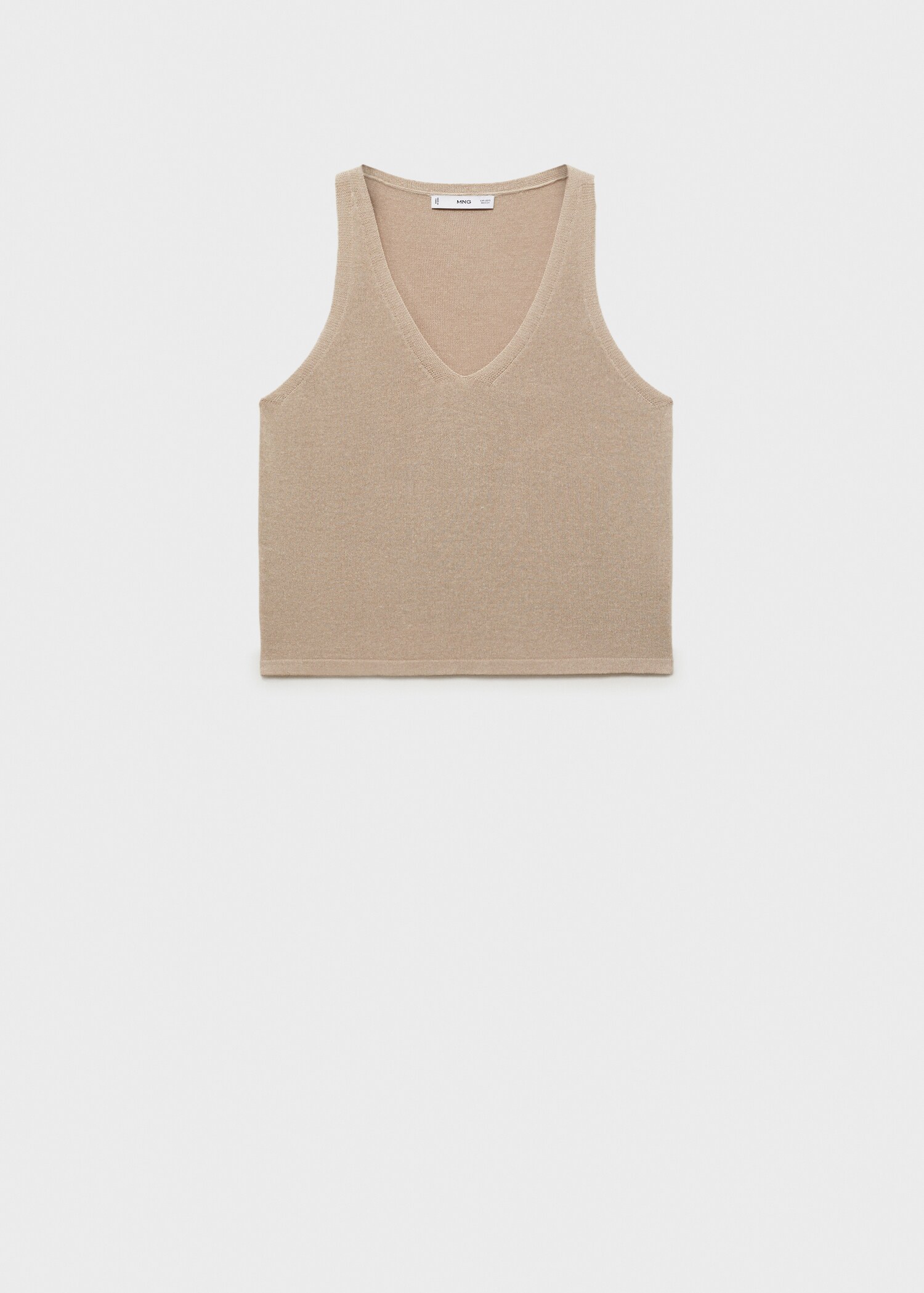 V-neck knit top - Article without model