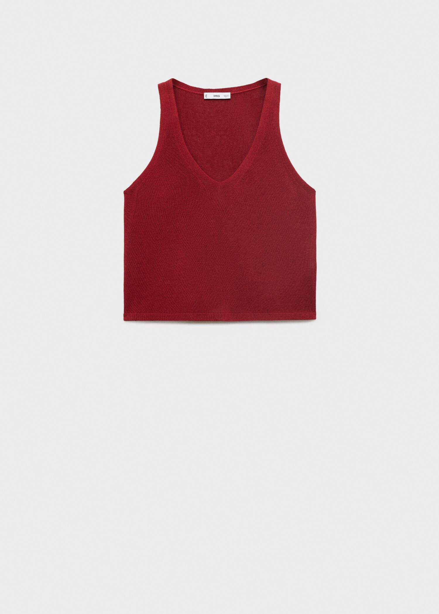 V-neck knit top - Article without model