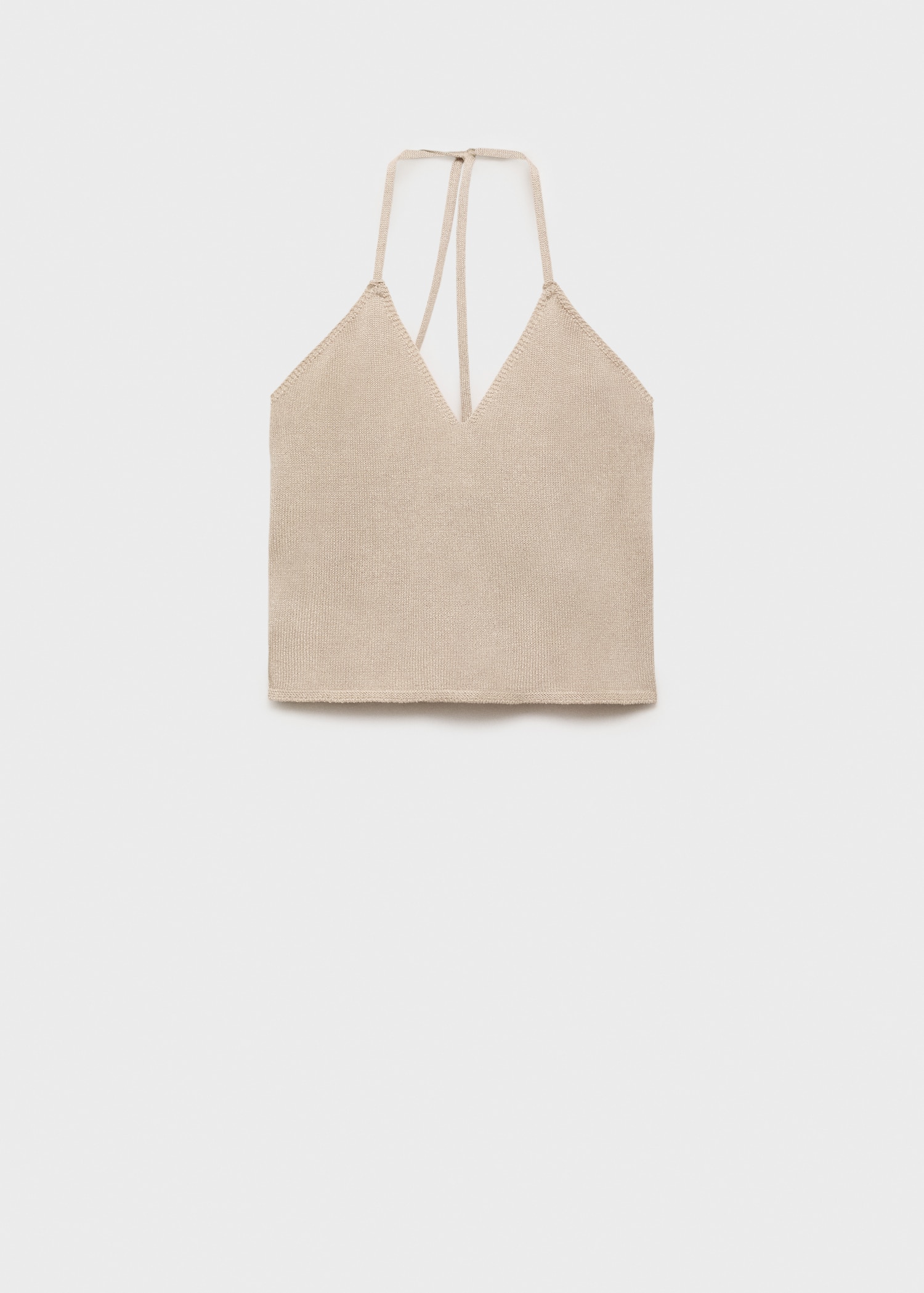 Knit halter top - Article without model